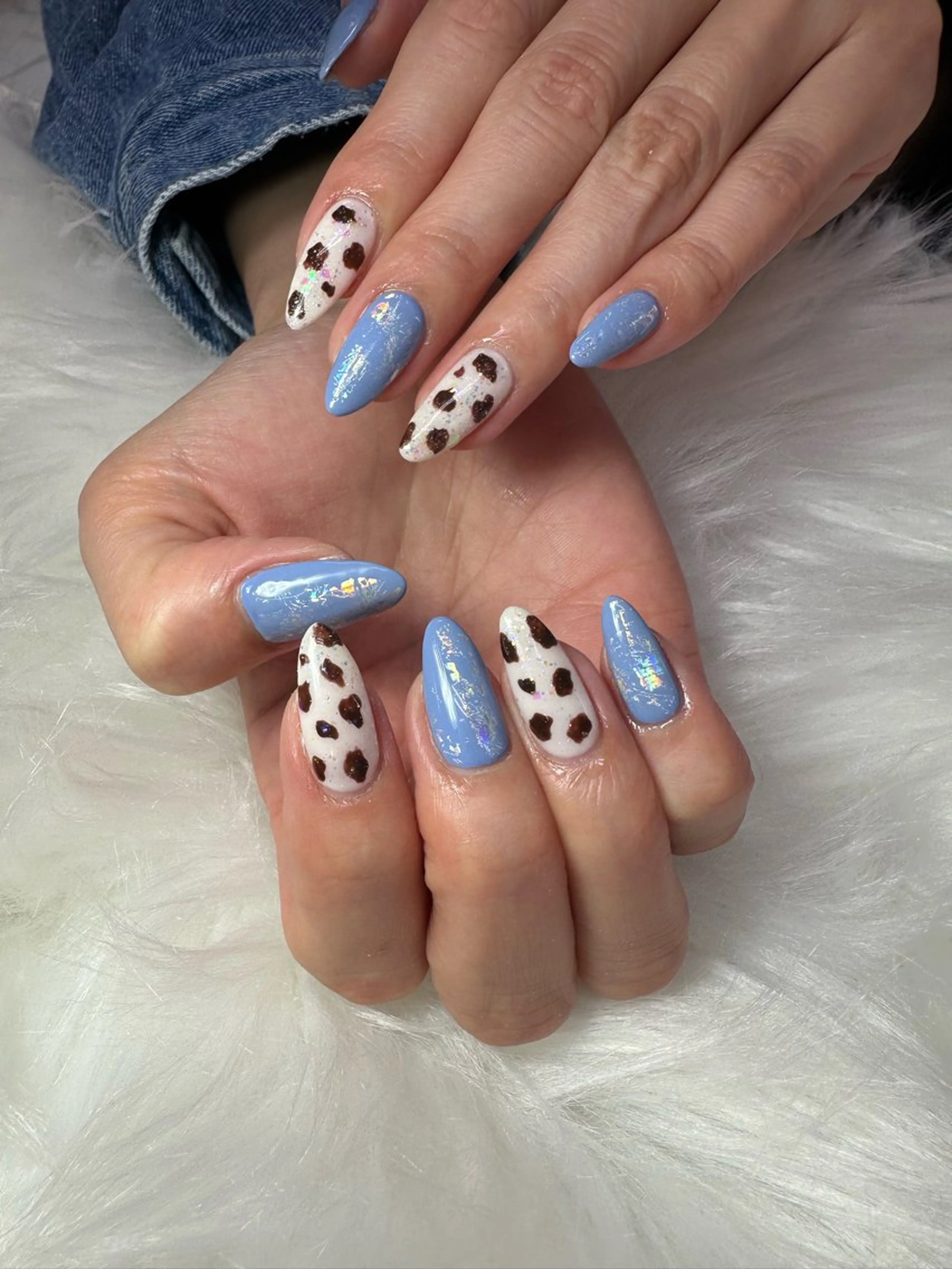 ネイル アニマル柄 ハンドネイル MOE .Kのネイルデザイン