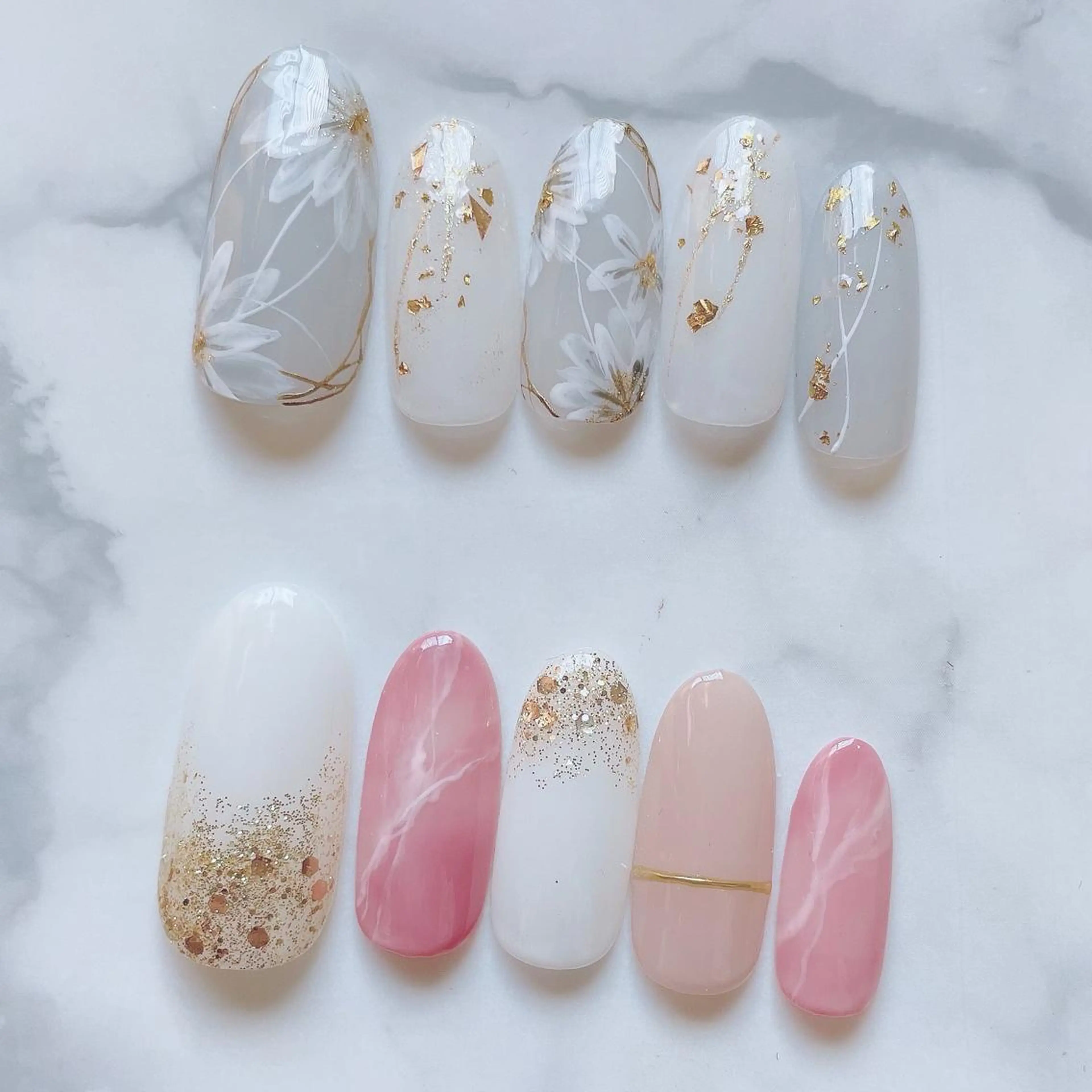 ネイル 春ネイル ネイルサロン Belleのネイルデザイン