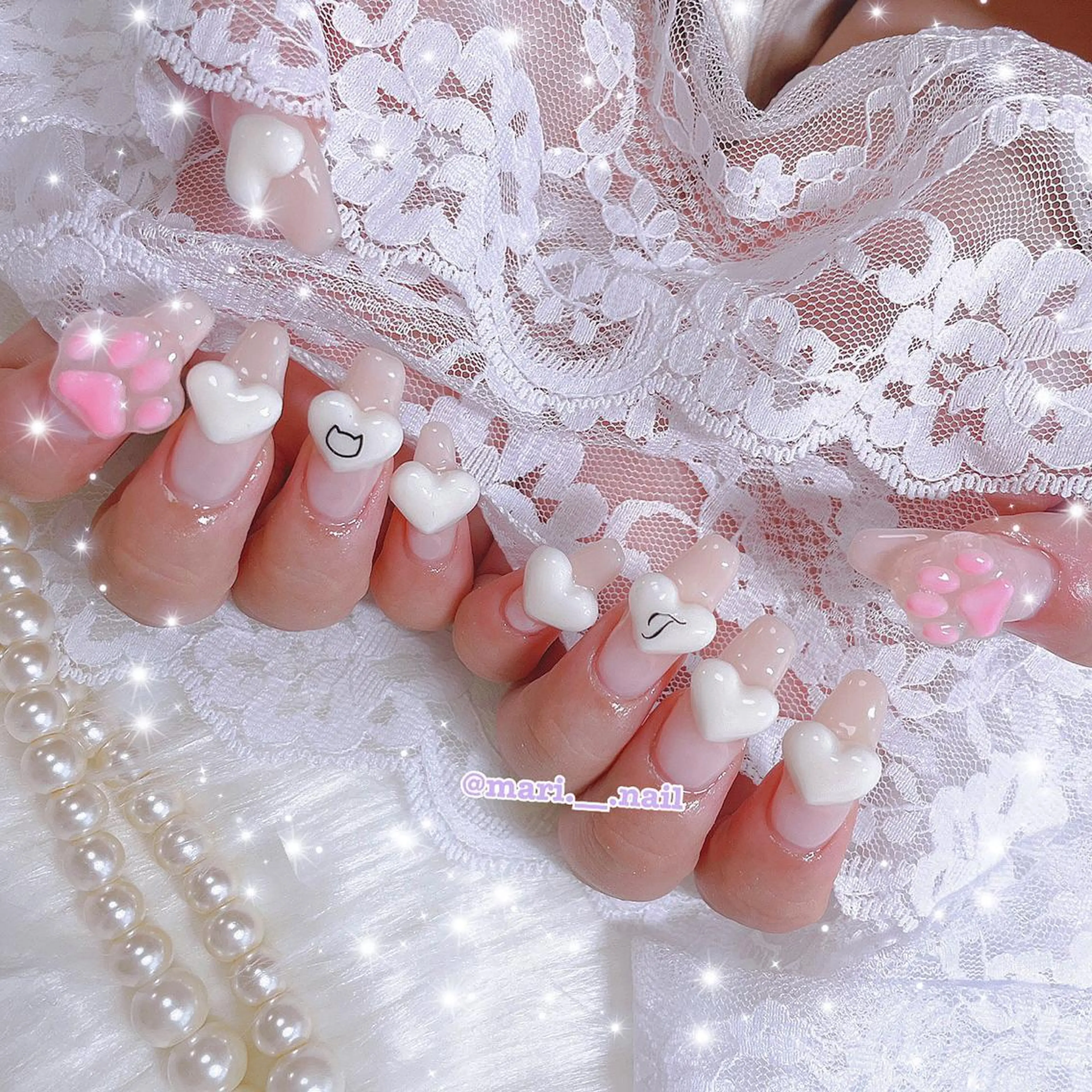 ネイル 🎀 Mayu 🎀痛ネイルのネイルデザイン