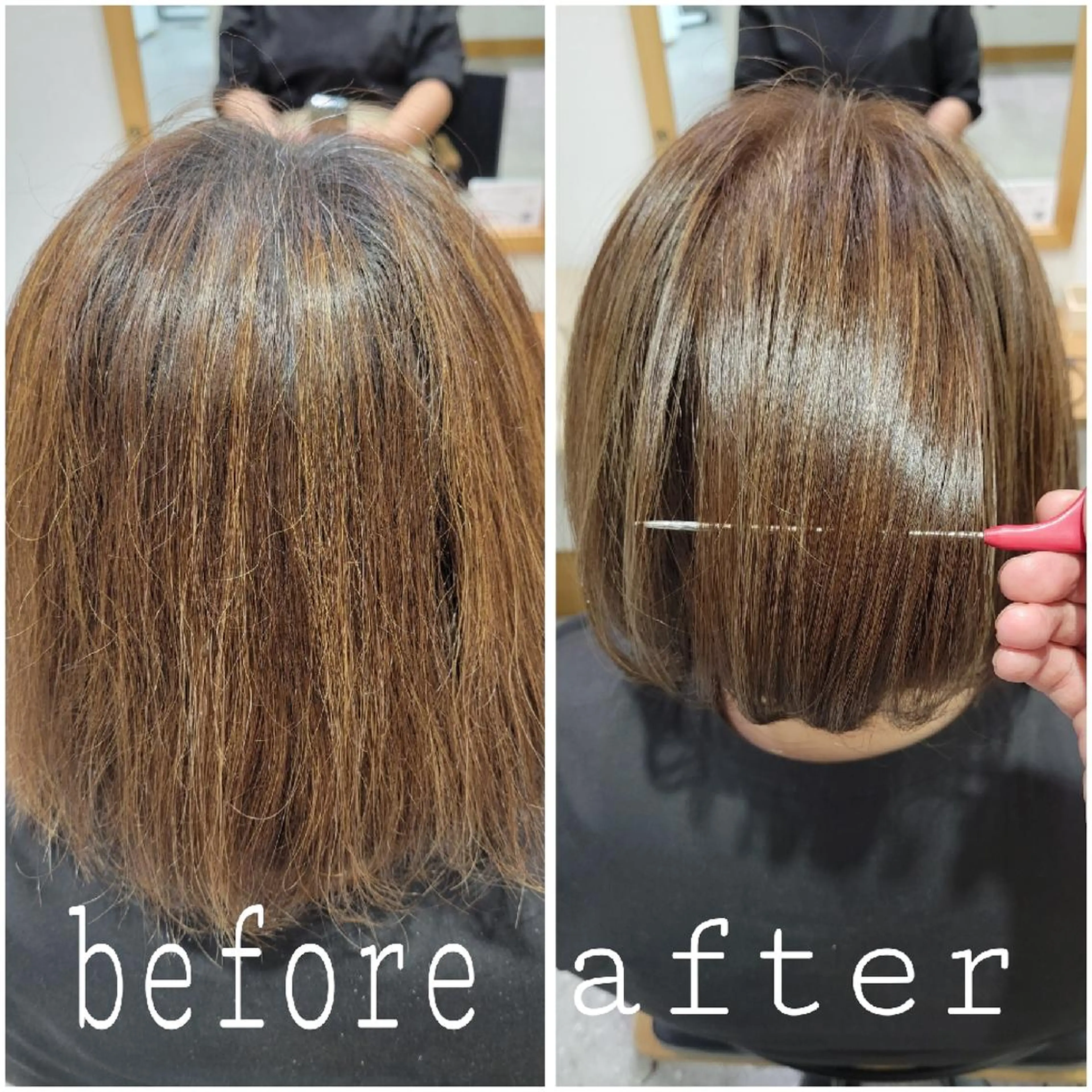 ミディアム カラー ブリーチ ケアブリーチ ハイライトカラー ハイライト カット ヘアカラー 尾野 恭平のヘアスタイル