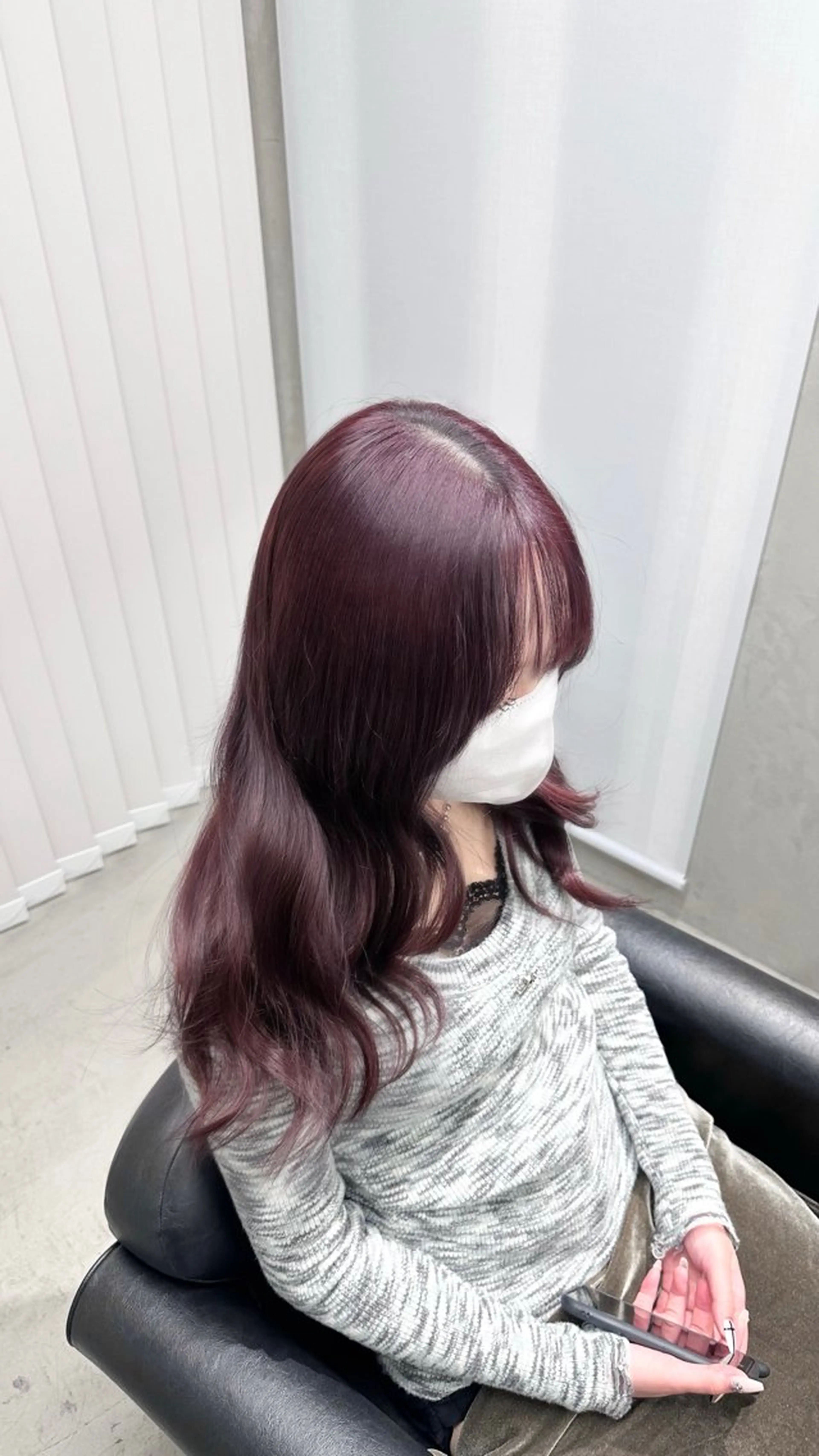 ロング カラー ベージュカラー ブリーチ ブラウンカラー カシス 透明感カラー ヘアカラー トリートメント 三浦 斗翔のヘアスタイル