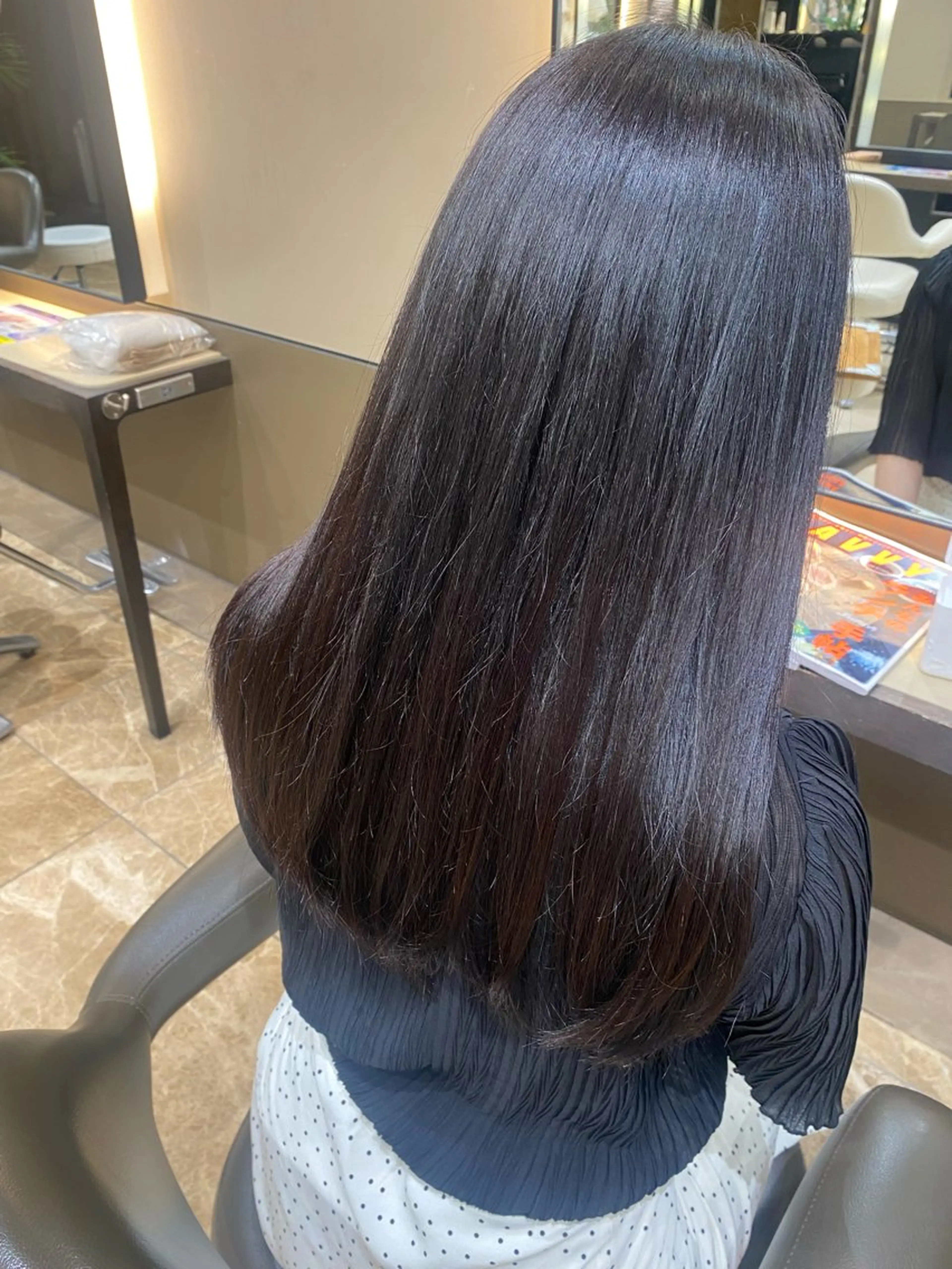 ロング カラー 橘 玲那のヘアスタイル