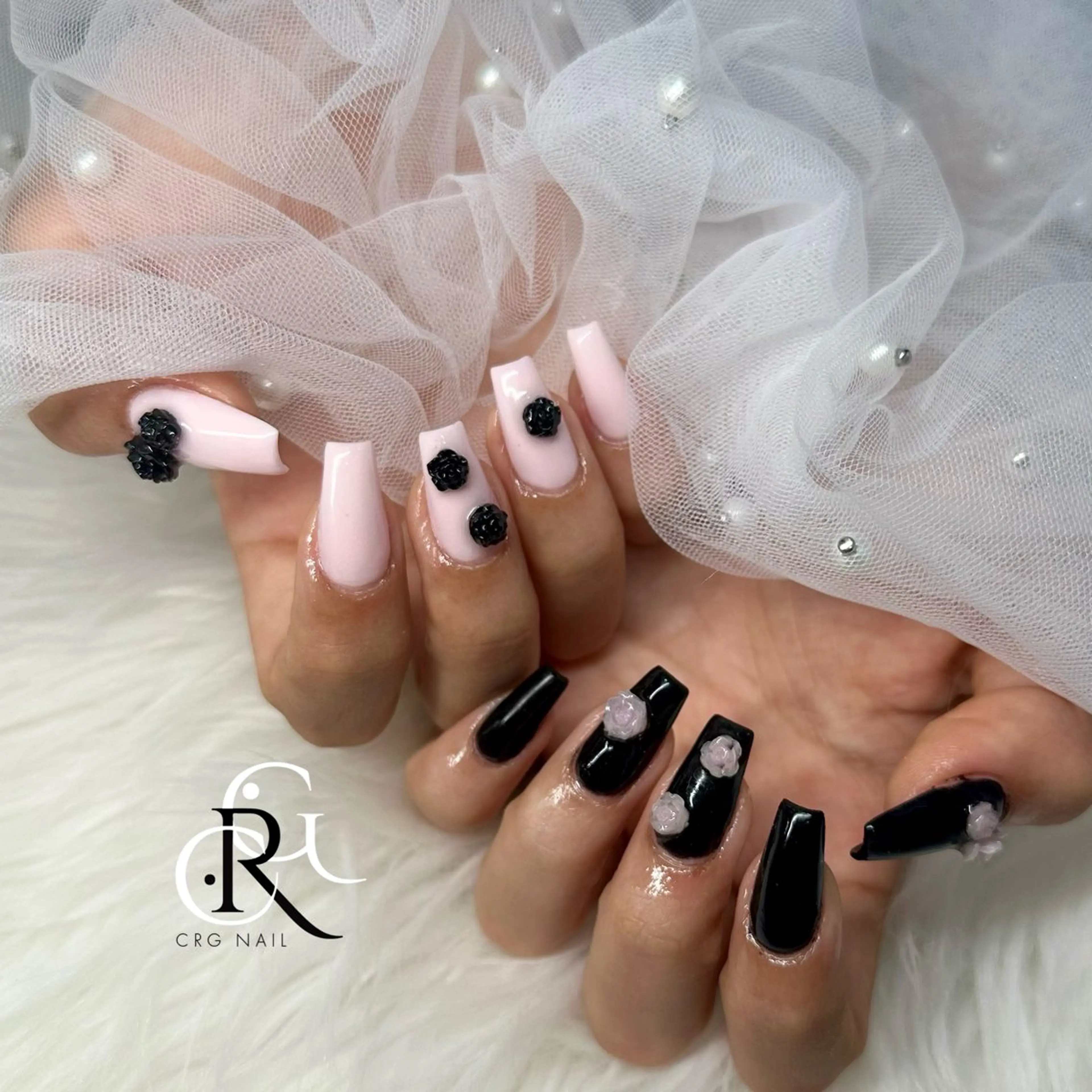 ネイル ピンク ハンドネイル CRGNAIL TOKOのネイルデザイン