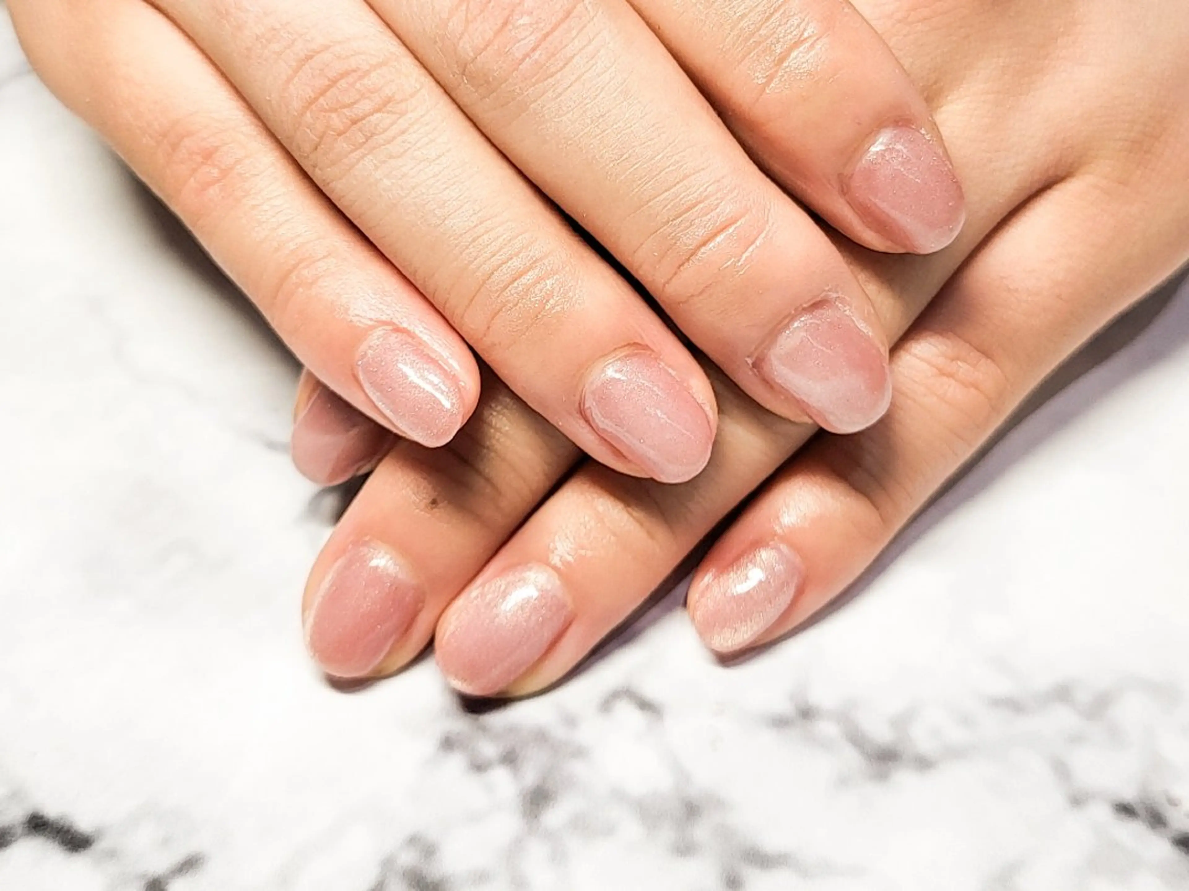 ネイル 入学式 マグネットネイル ワンカラーネイル シンプルネイル ハンドネイル 矢野 美希のネイルデザイン