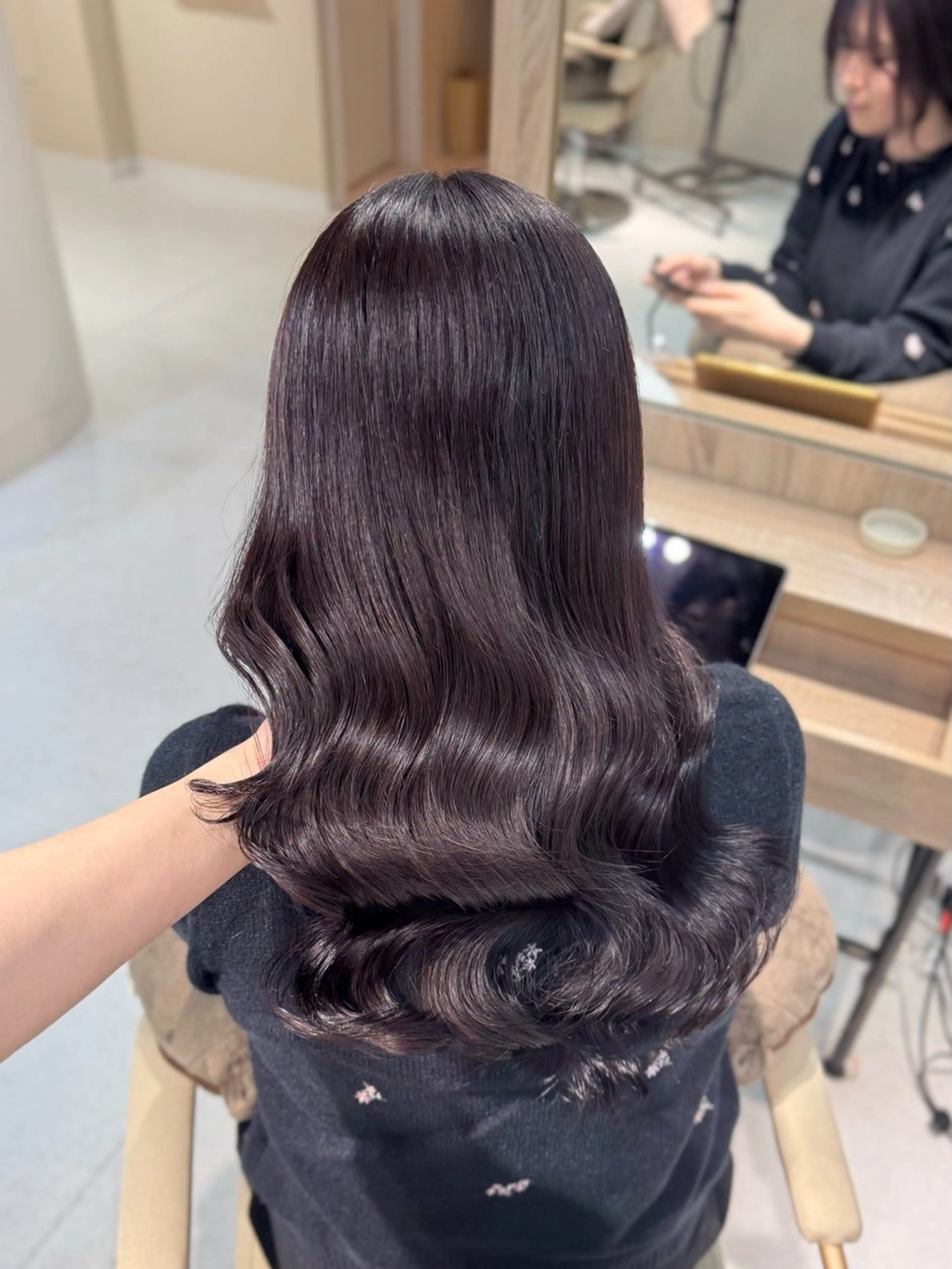 ロング カラー ブラウンカラー ラベンダーカラー カット ヘアカラー juprey所属・jupreÿ 𝒔𝒂𝒚𝒂🍓のヘアスタイル