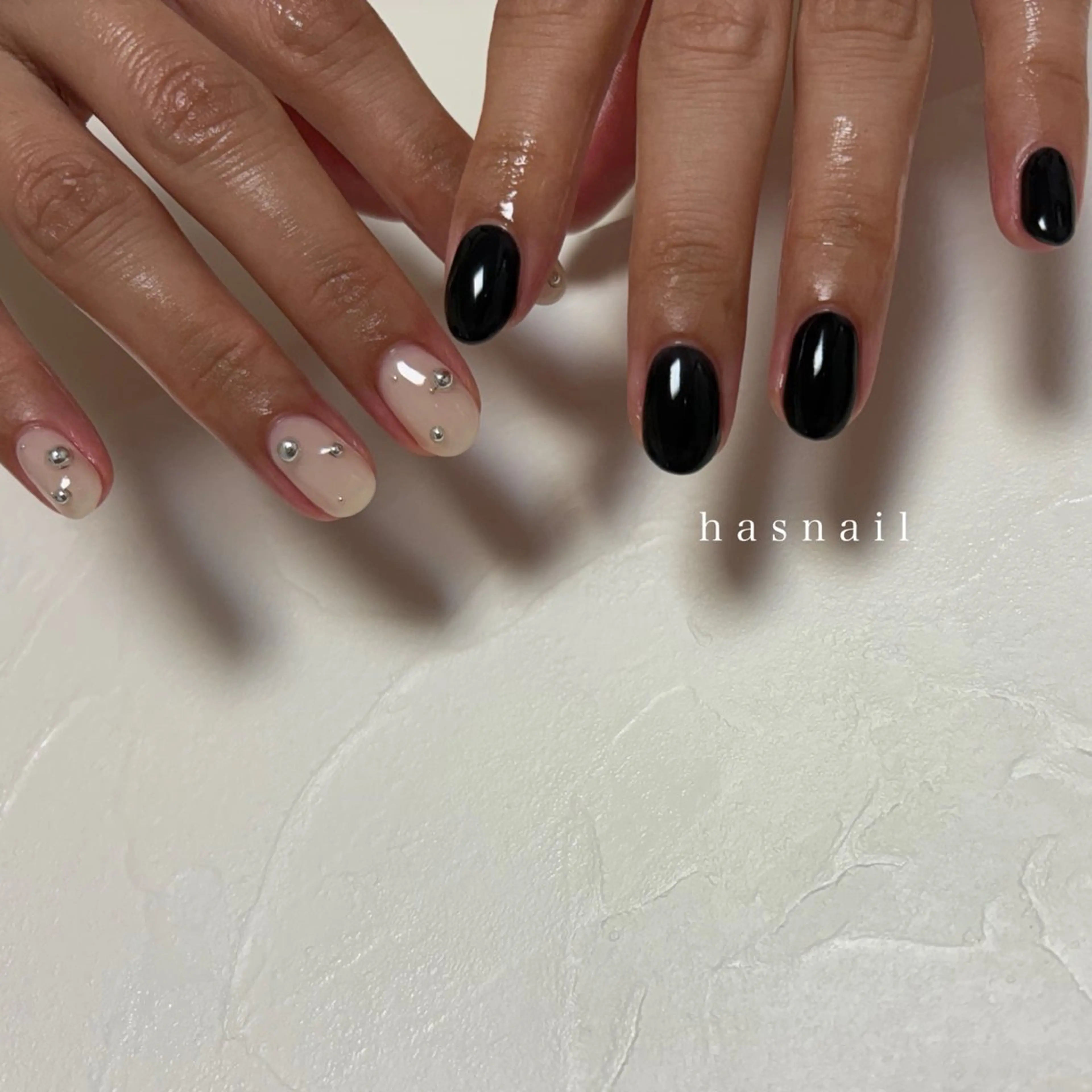 ネイル 持ち込み ハンドネイル has nailのネイルデザイン