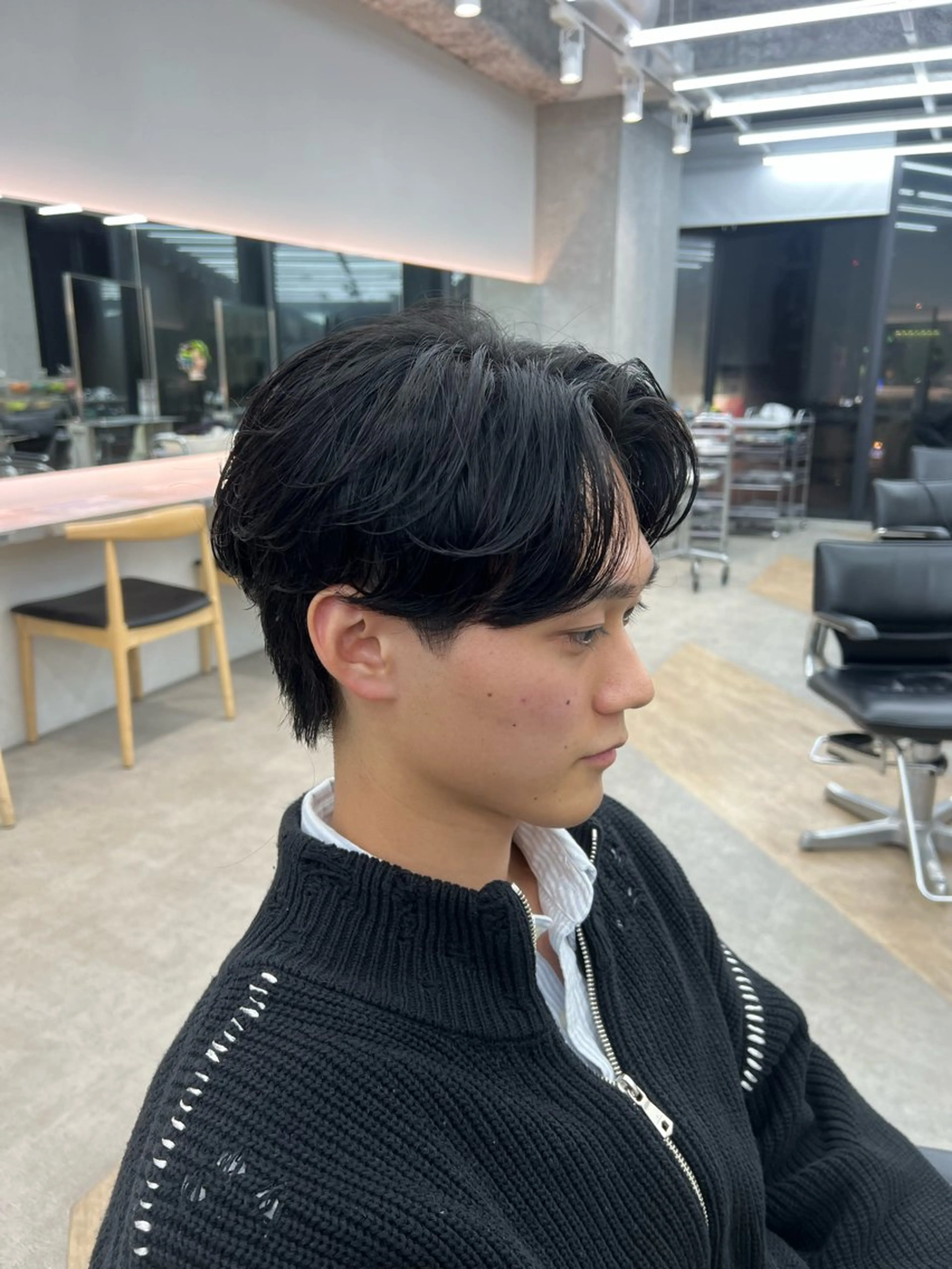 パーマ メンズ カット パーマ 🌀ソヘル/シャドウ ✨/メンズパーマ/栄のヘアスタイル