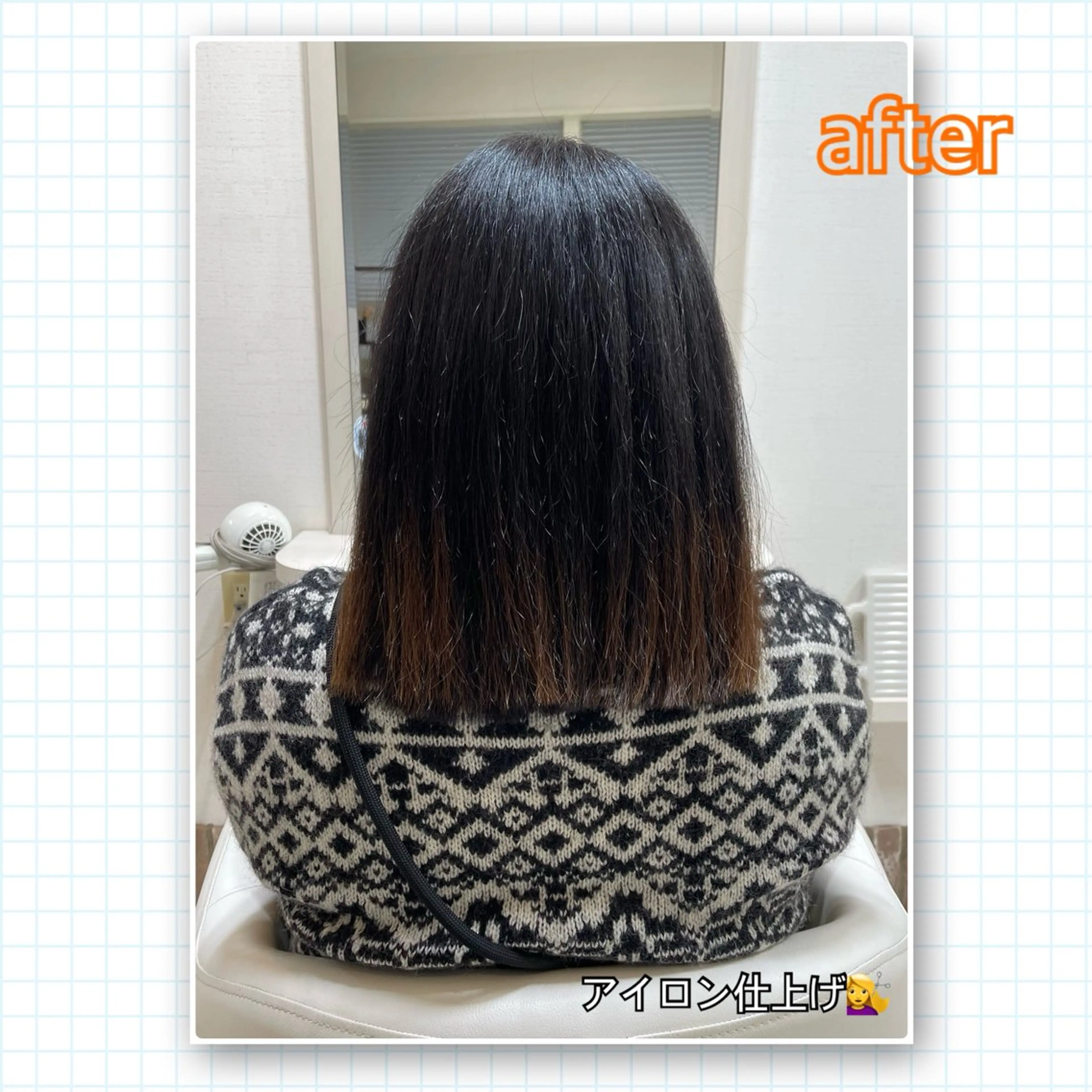 ミディアム アミーベル🧸🧡 本店✂️しおりのヘアスタイル