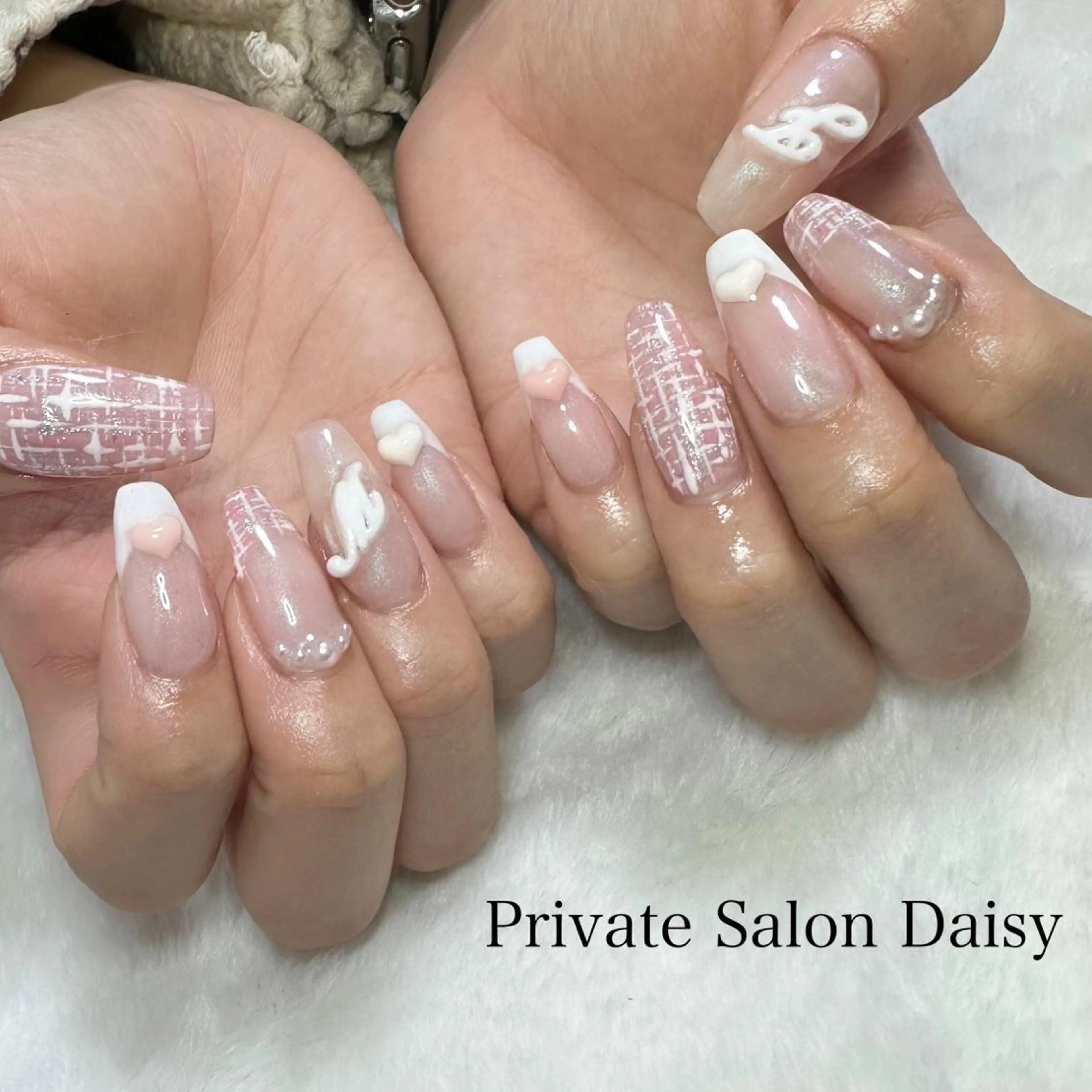 ロング ネイル ジェルネイル ハンドネイル Private Salon Daisy所属・プライベートサロン Daisyのネイルデザイン