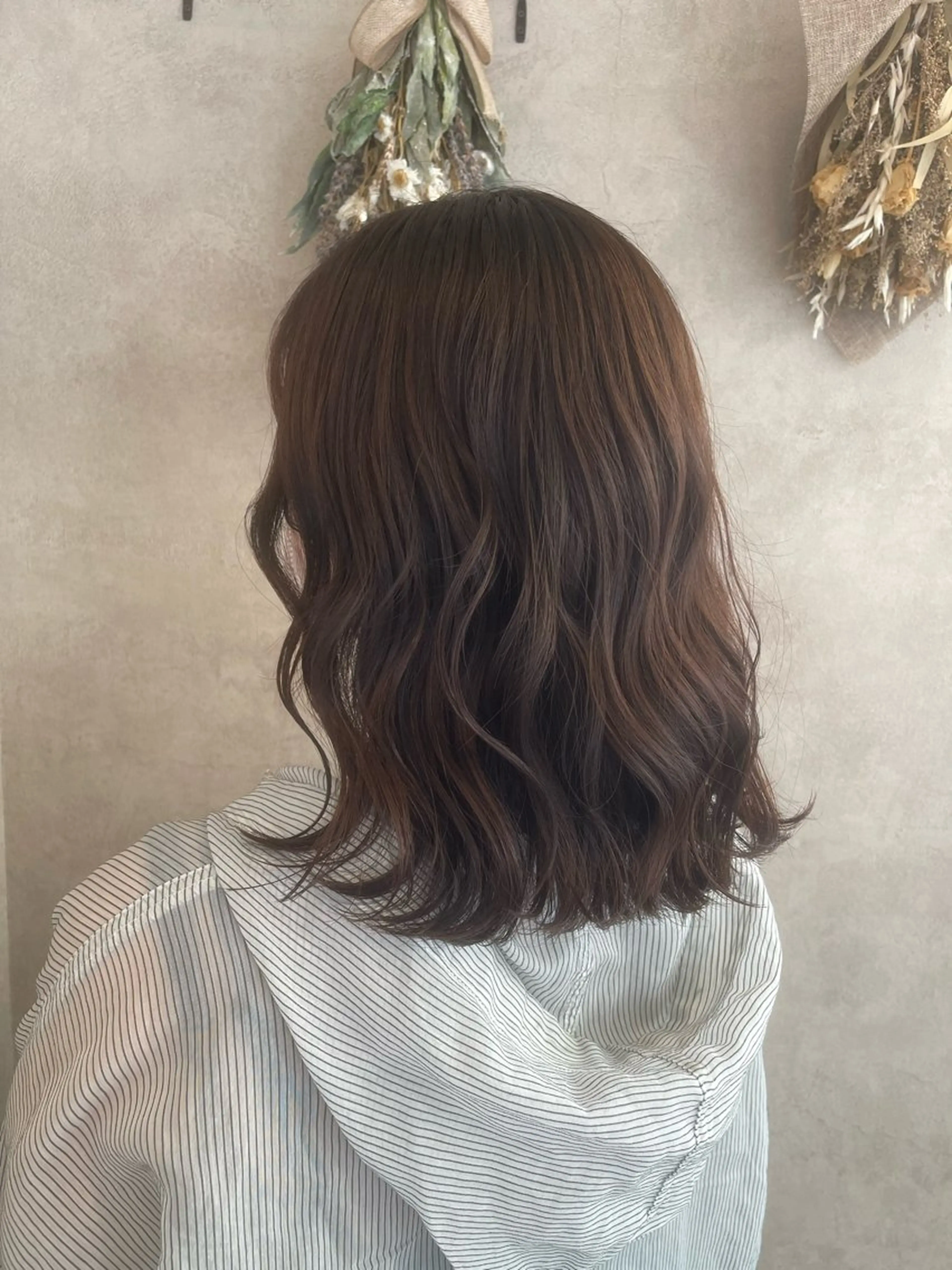 ミディアム 今福 星南のヘアスタイル