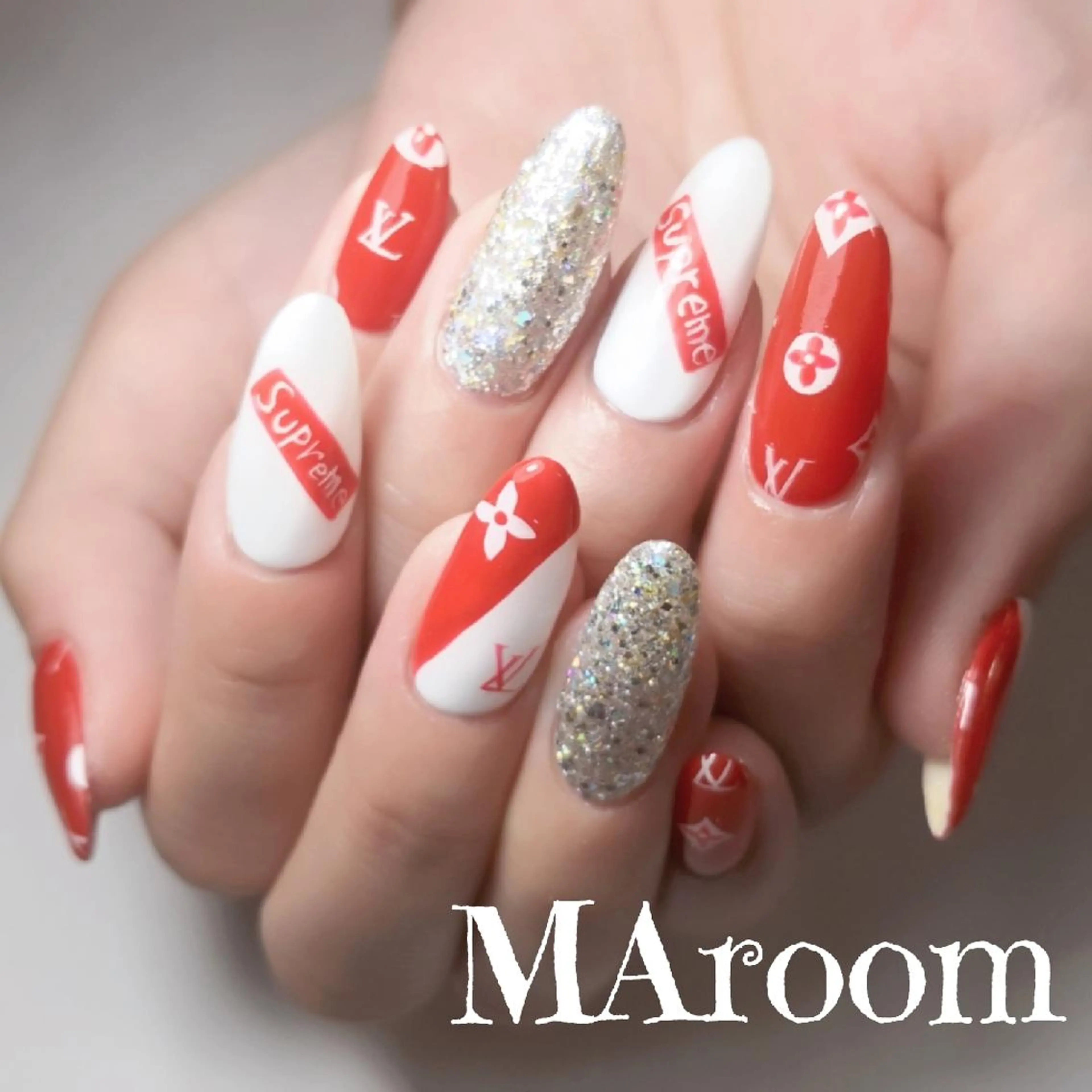 ネイル ロング ＆MERCI所属・&MERCI nail maoのネイルデザイン