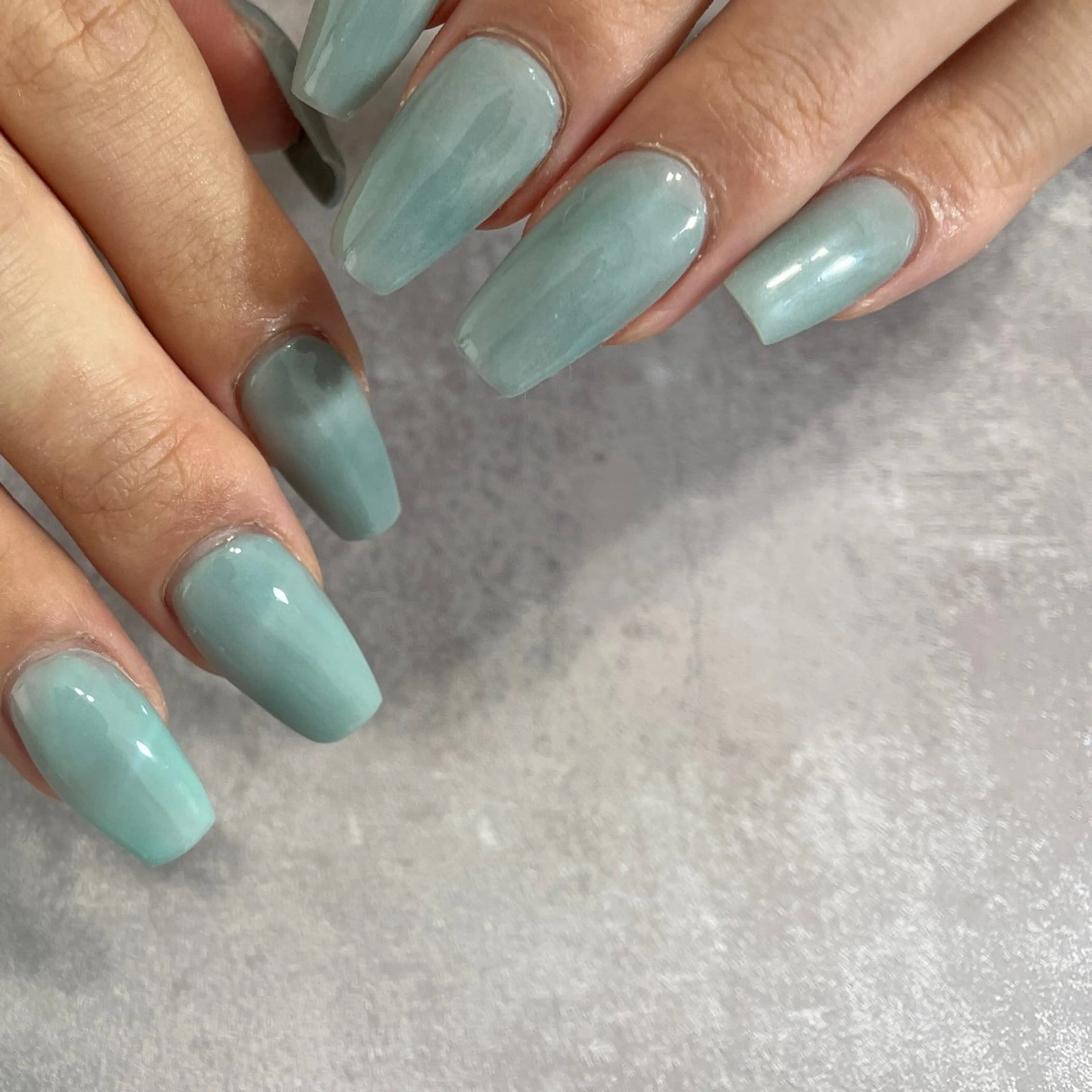 ネイル 長さ出し スカルプネイル 城東区ネイルサロン carpediemのネイルデザイン