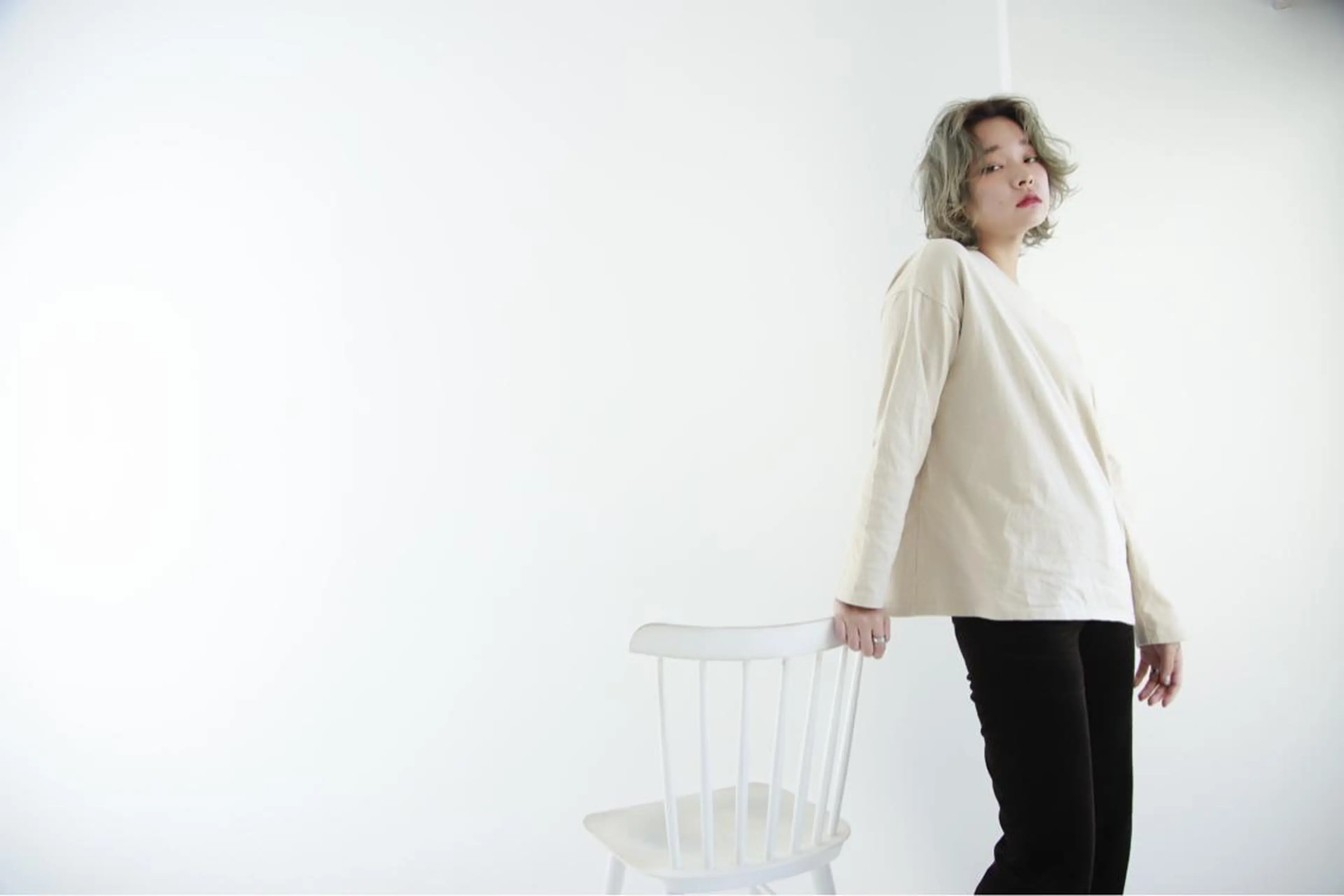 ショート カラー THE DAY所属・AKI HASHIMOTOのヘアスタイル