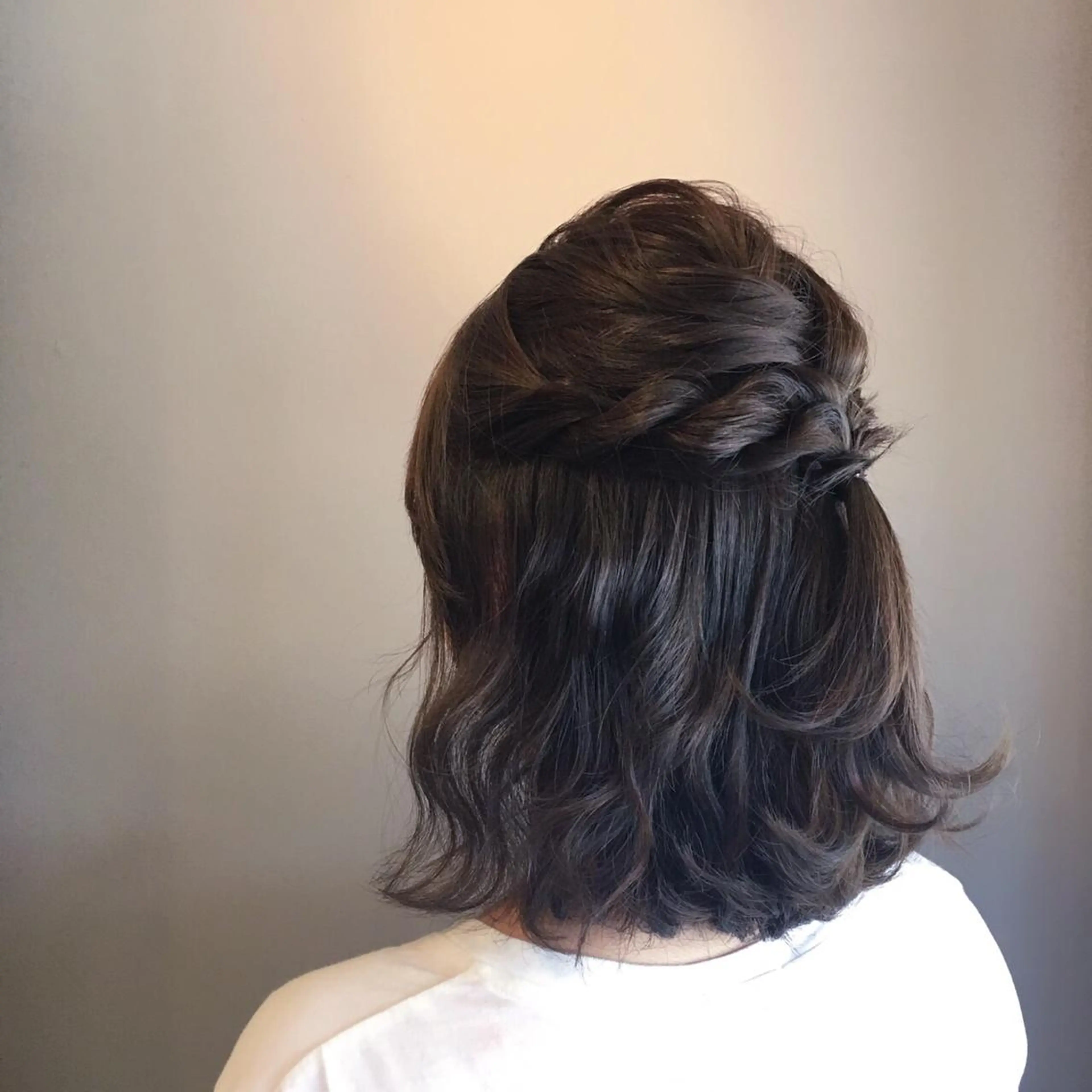 ミディアム カラー ヘアアレンジ 💘透明感カラー💘 沖本 将宏のヘアスタイル