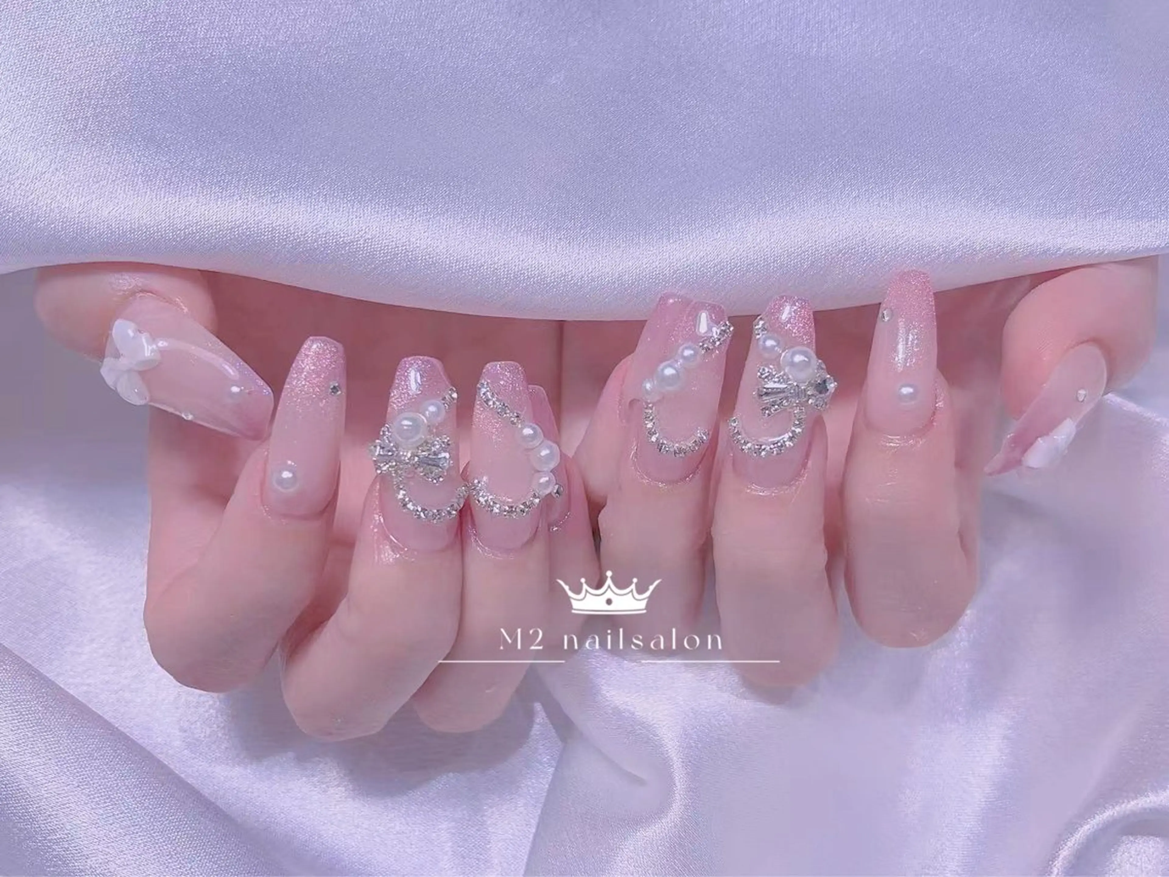ネイル ハンドネイル 長さだし専門店 M2 rikaのネイルデザイン