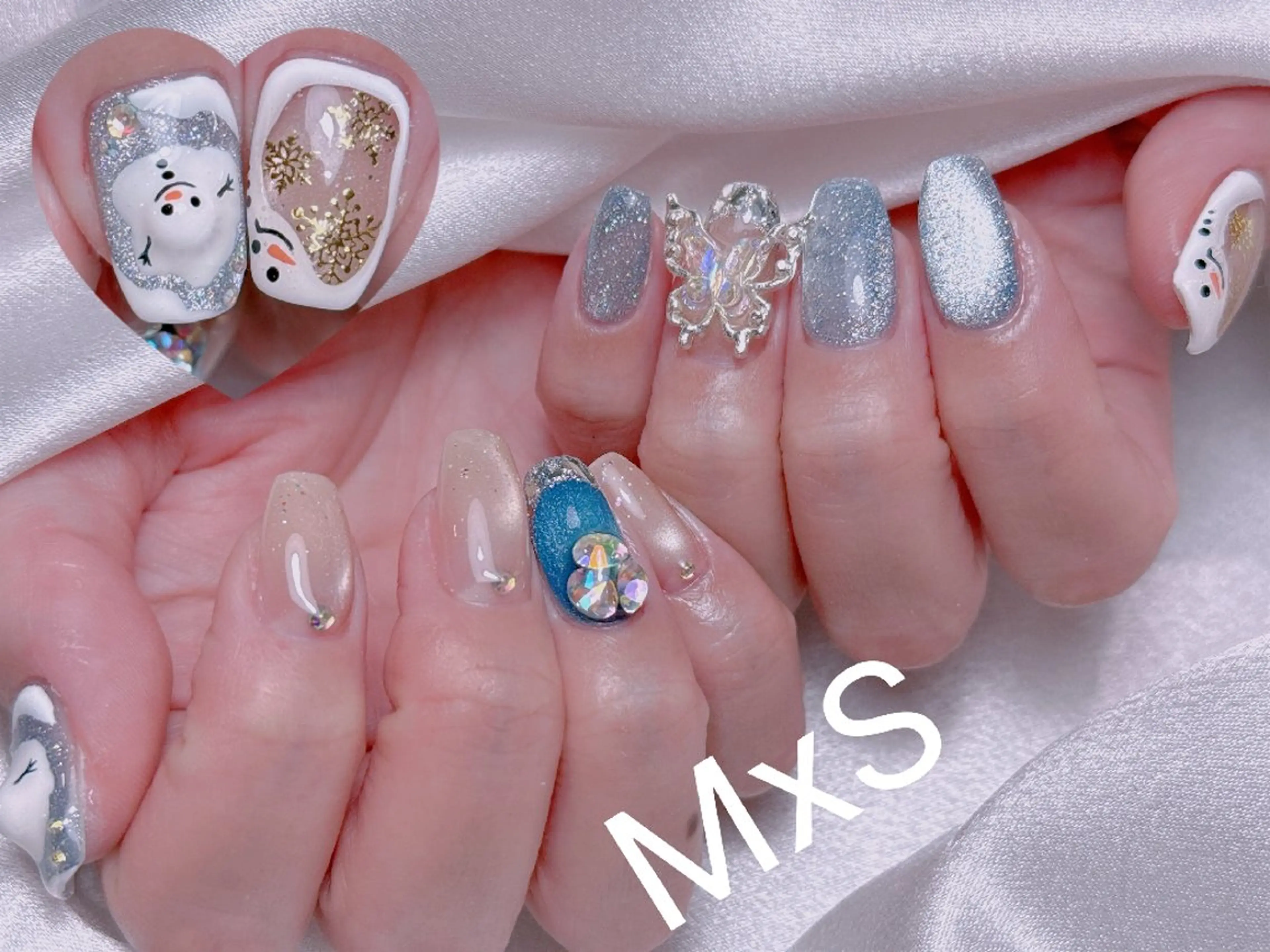 ネイル ハンドネイル MxS Nail 【長さだし/フィルイン/マグネット/ワンホンネイル/韓国ネイル/パラジェル】所属・M×S Nail みなのネイルデザイン
