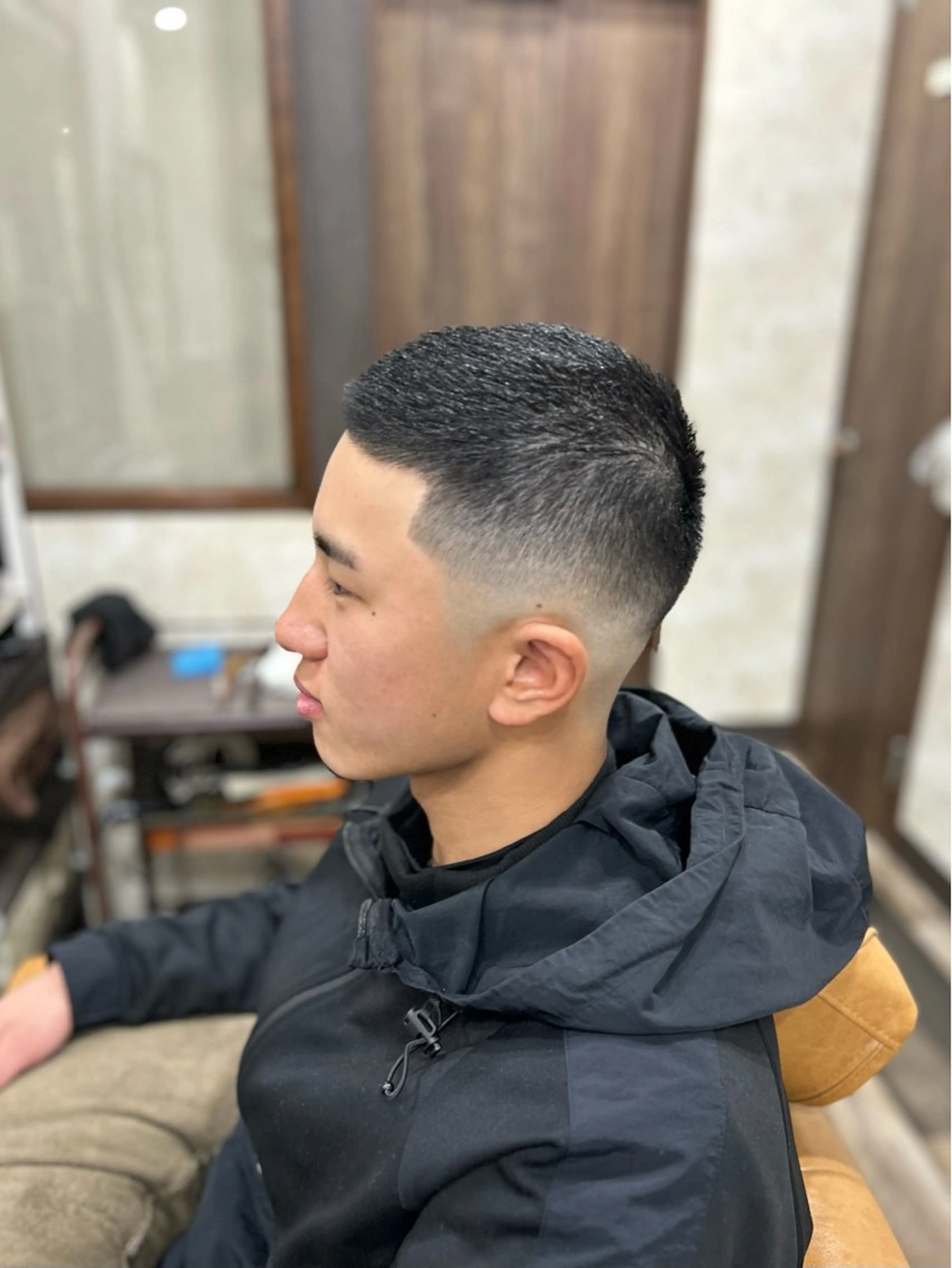 ショート メンズ バズカット カット メンズカット/ 雄大のヘアスタイル