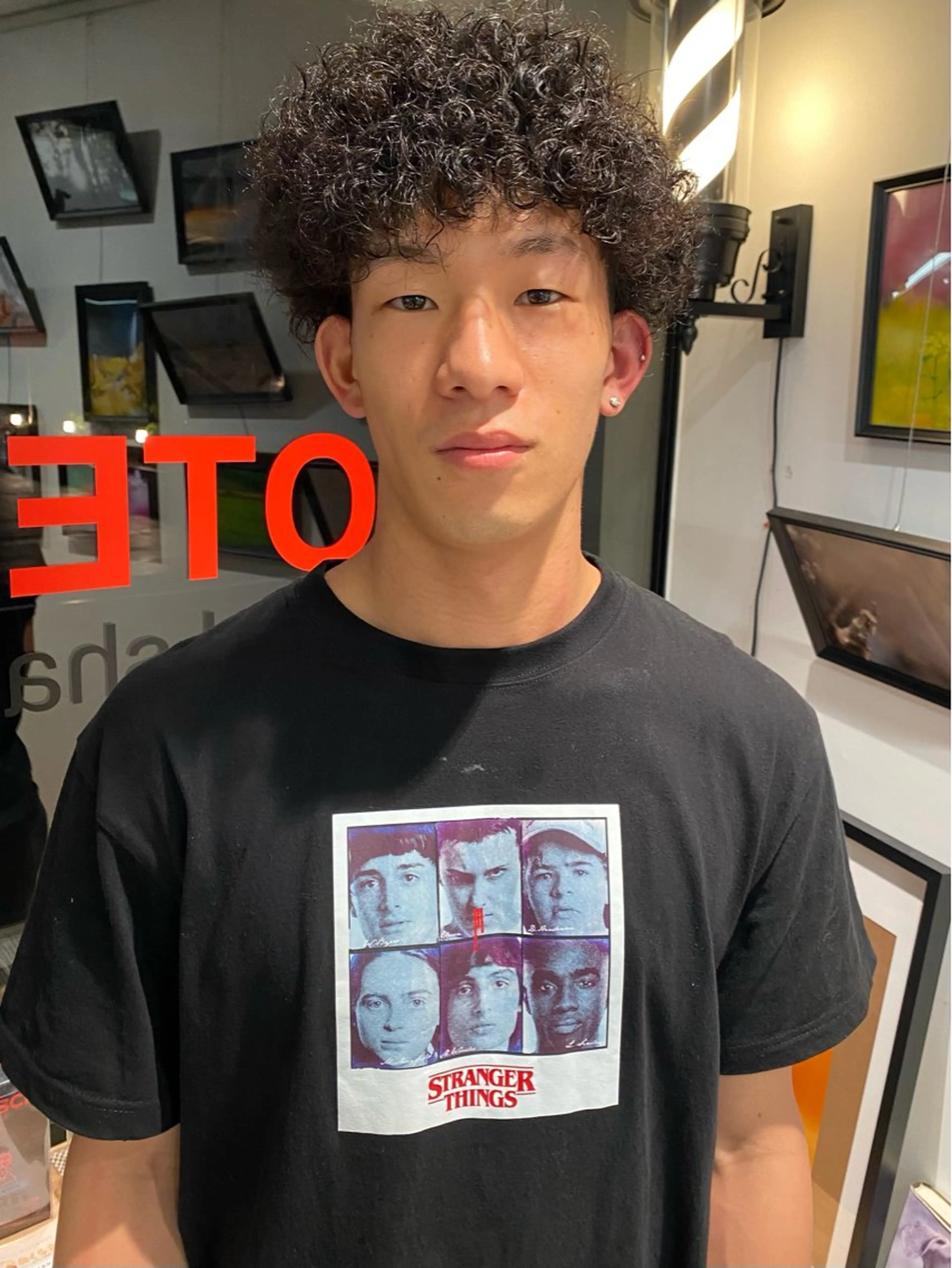 ショート パーマ メンズ MOTEL men's andshaving所属・鶴見 光のヘアスタイル