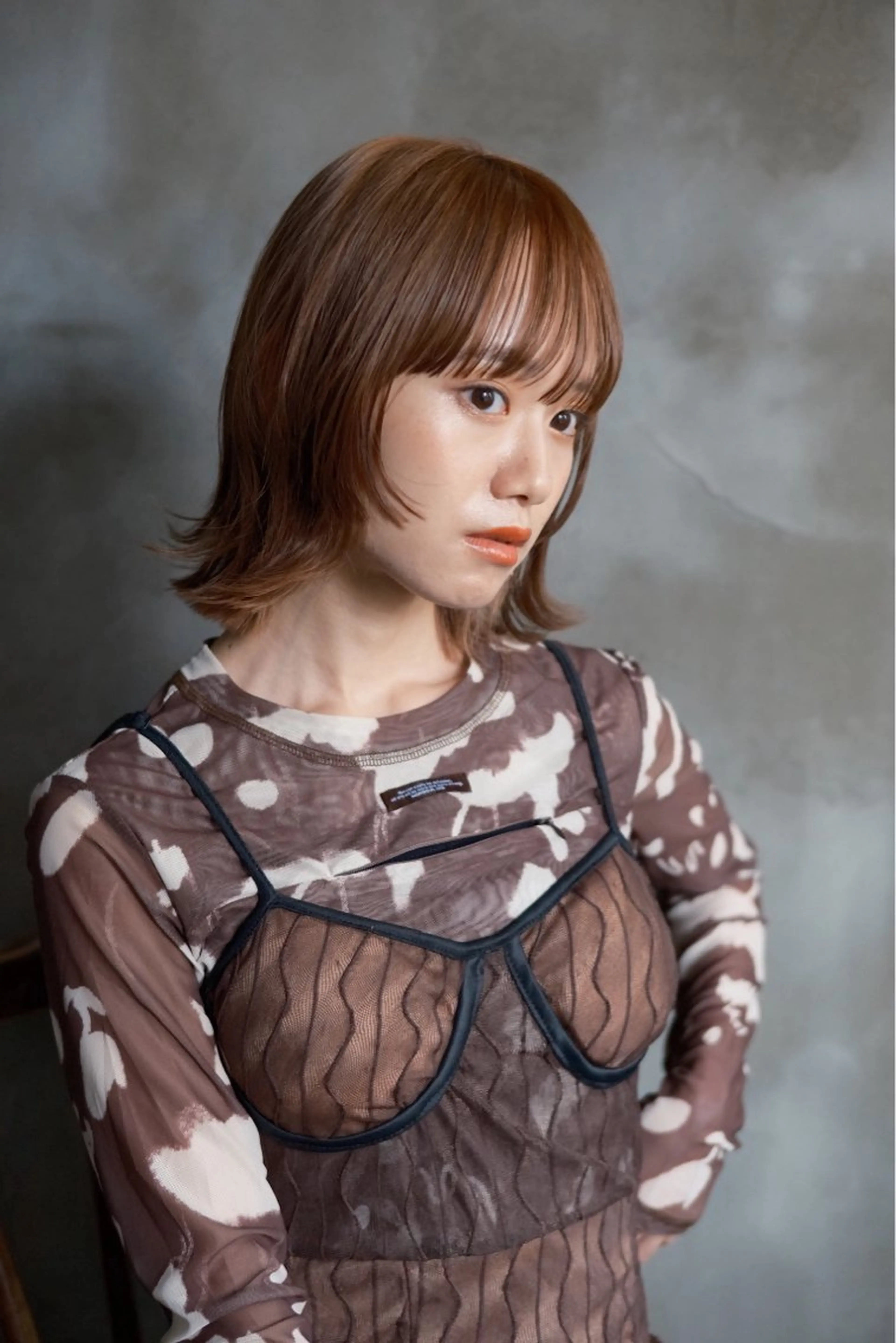 ミディアム カラー enne hair&organic所属・🌟髪質改善メテオ カラーenne🫧のヘアスタイル