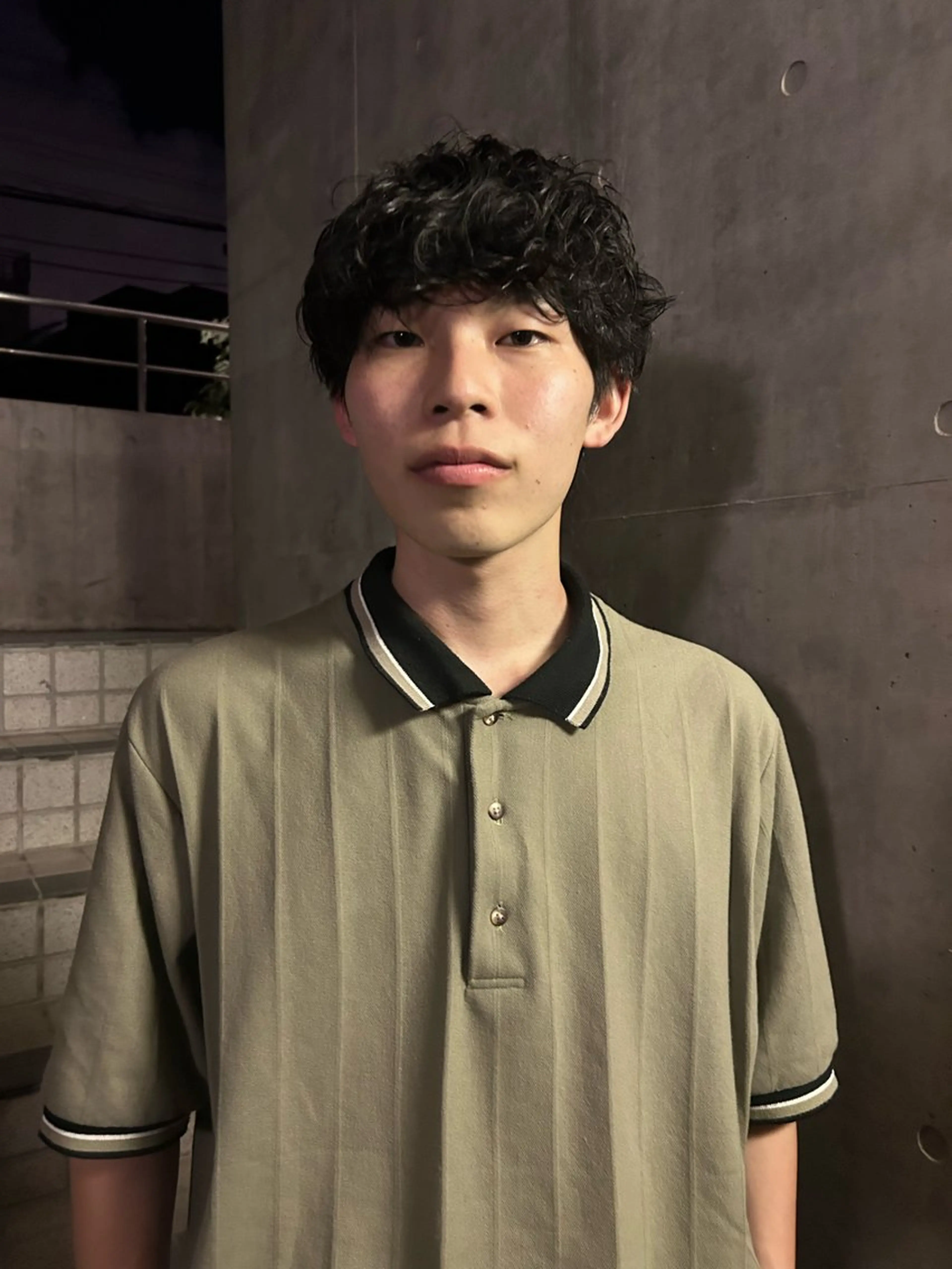 パーマ メンズ 暗髪🐈‍⬛艶髪☔︎ 愛弥のヘアスタイル