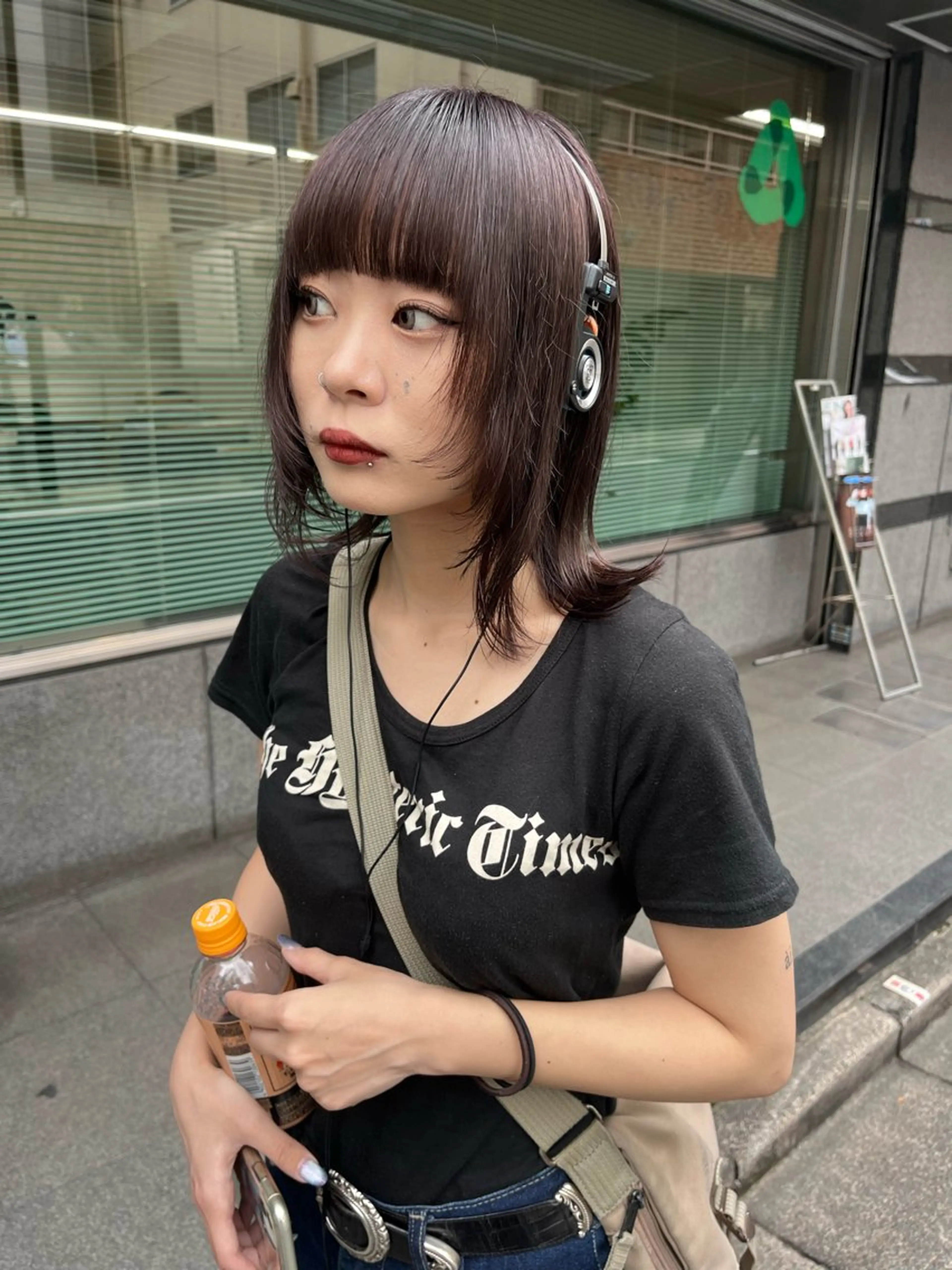 ミディアム カラー ミディアムレイヤー レイヤーカット ウルフカット ウルフレイヤー NYLON.所属・ブリーチ/縮毛矯正 ❤️‍🔥シンノスケのヘアスタイル