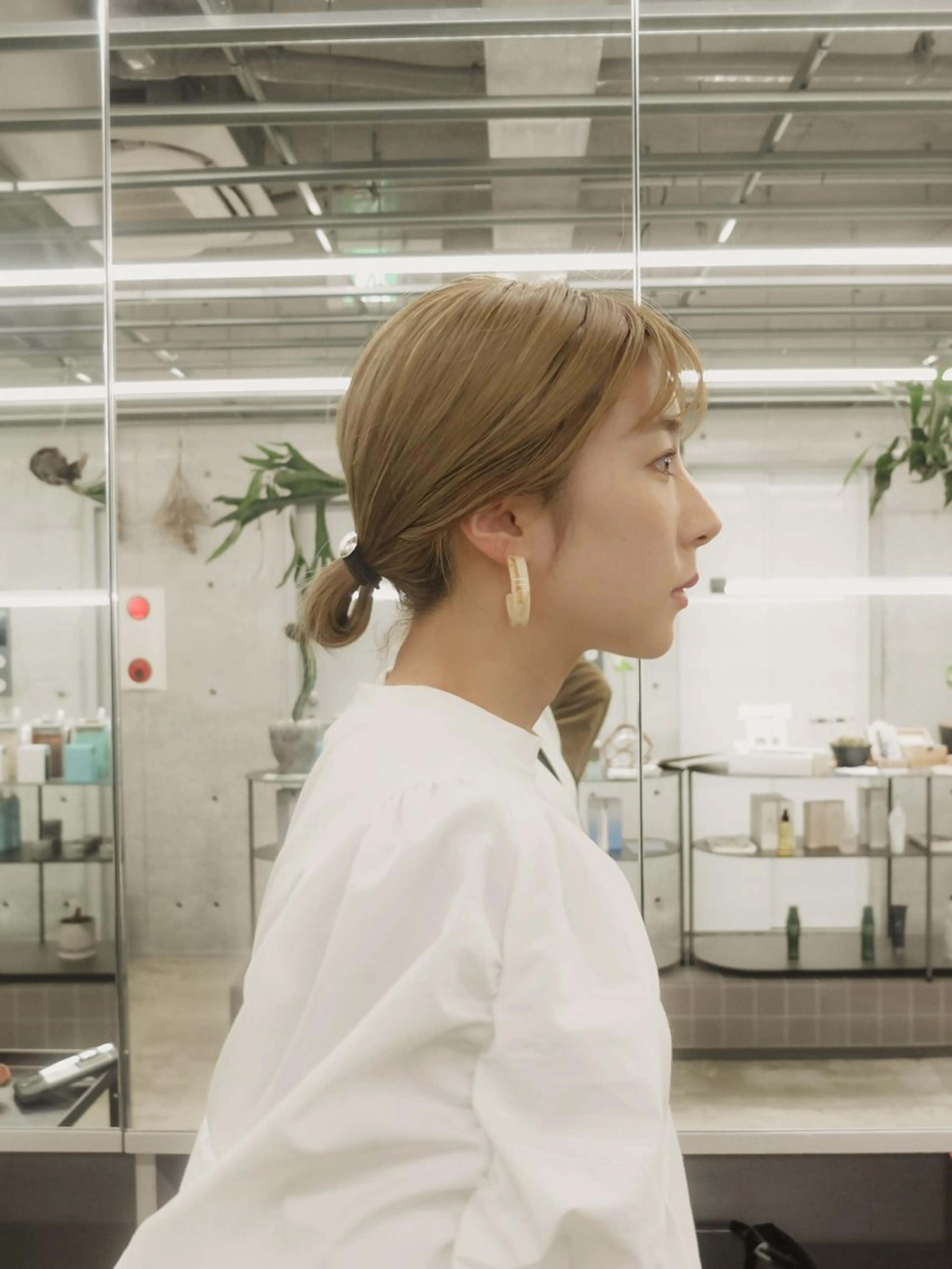 セミロング カラー ヘアカラー ダブルカラー/ ケアブリーチ/クニトのヘアスタイル