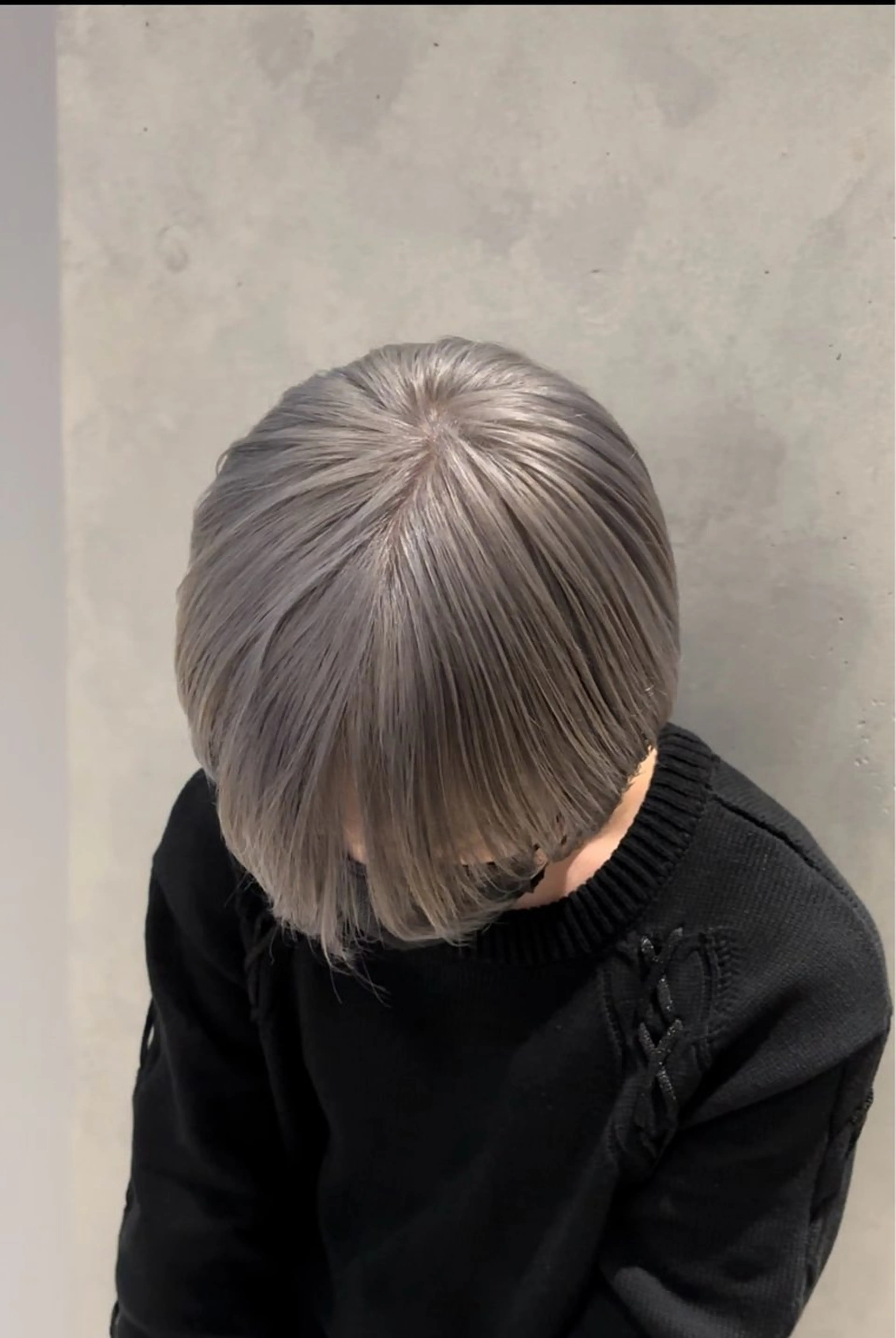 ショート カラー メンズ 落ちる黒 森崎雄斗のヘアスタイル