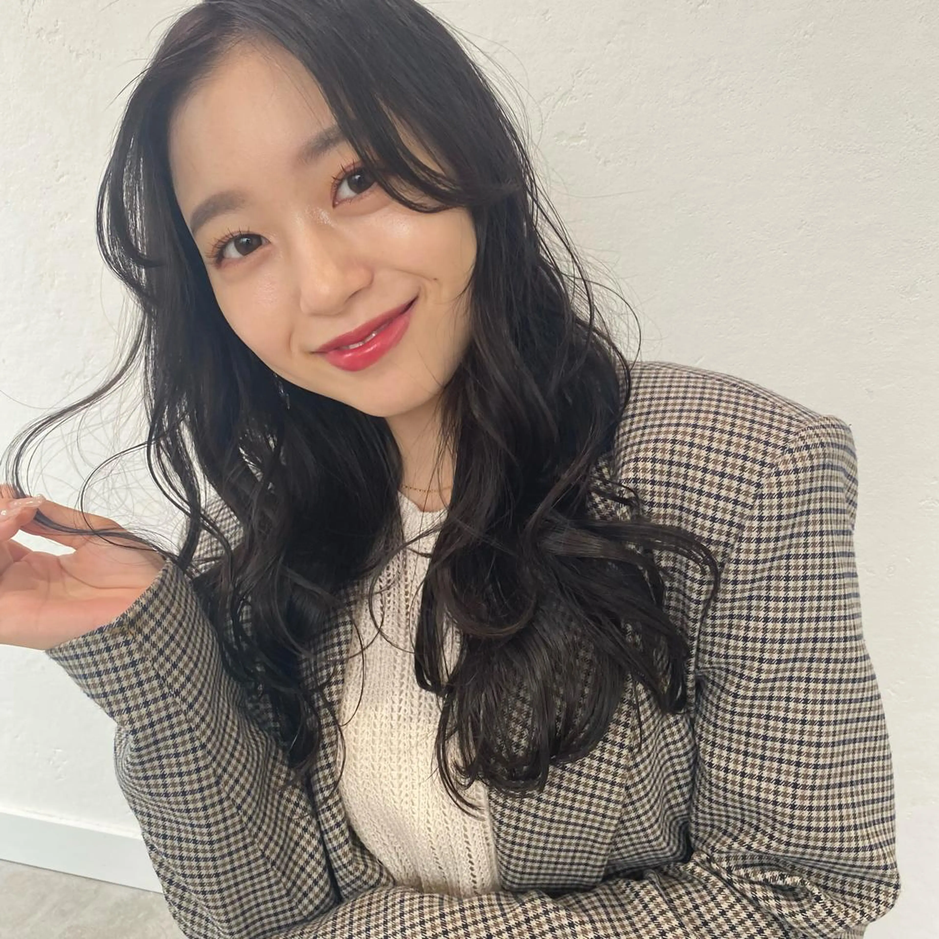 ロング 韓国風レイヤーカット 🍒サンジキ アカリのヘアスタイル