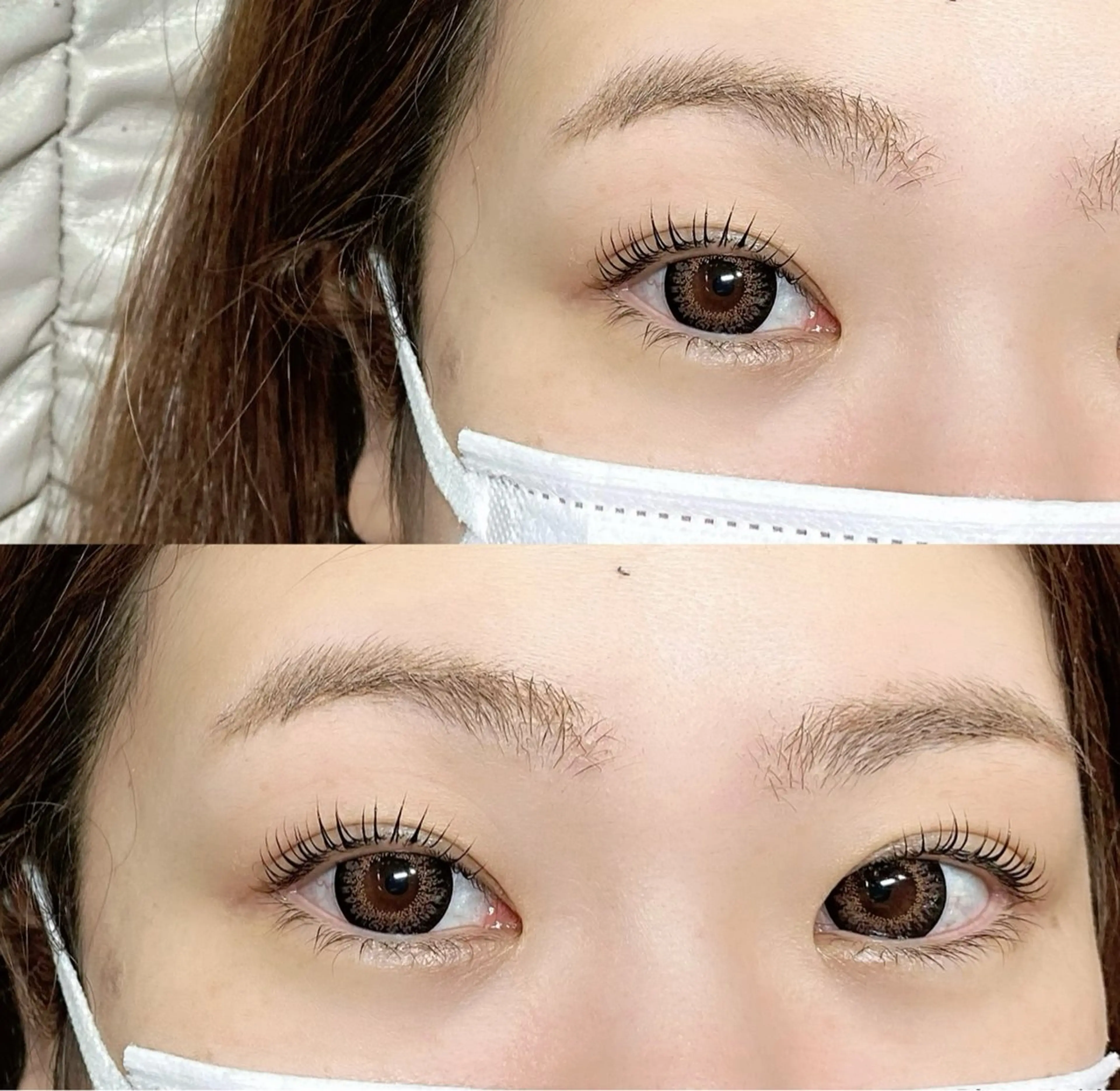 マツエク・マツパ パリジェンヌラッシュリフト 一重×まつ毛パーマ THROW KAORIのマツエク・マツパデザイン