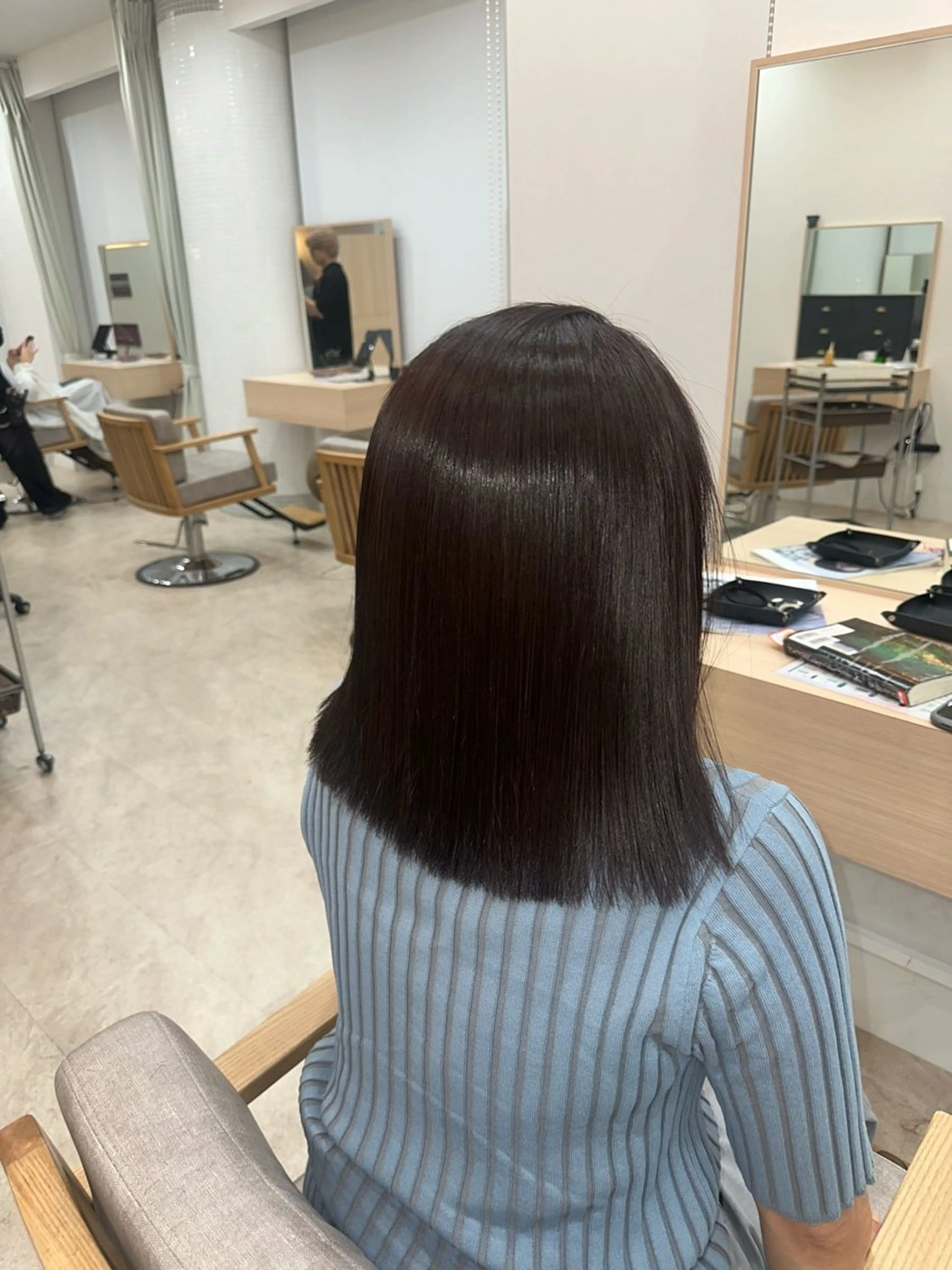 ミディアム カラー little×RINNE栄【リトルリンネ】所属・のえる/透明感カラー /リトルリンネ/栄のヘアスタイル