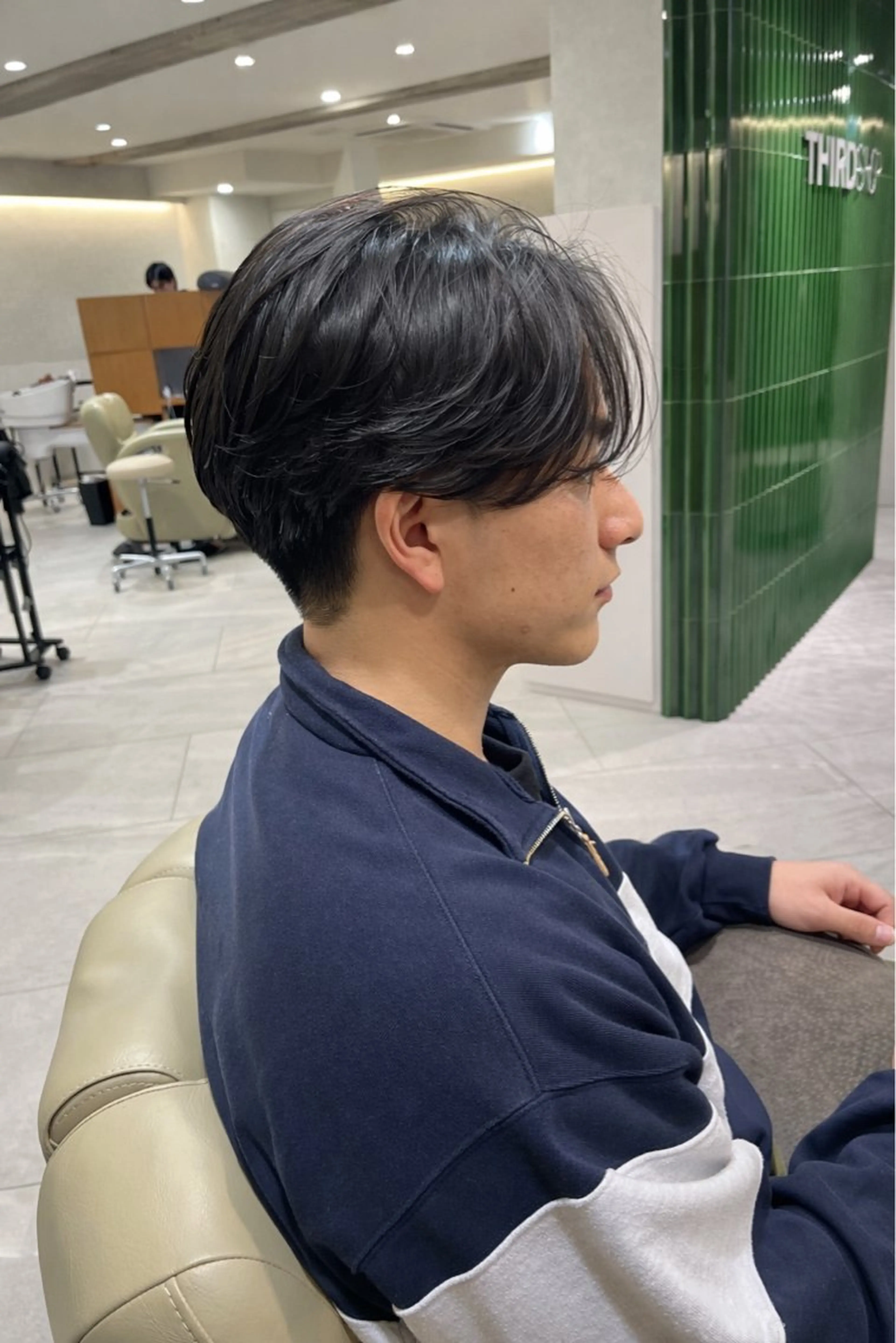 ショート パーマ メンズ カット パーマ JUNTA 梅田茶屋町のヘアスタイル