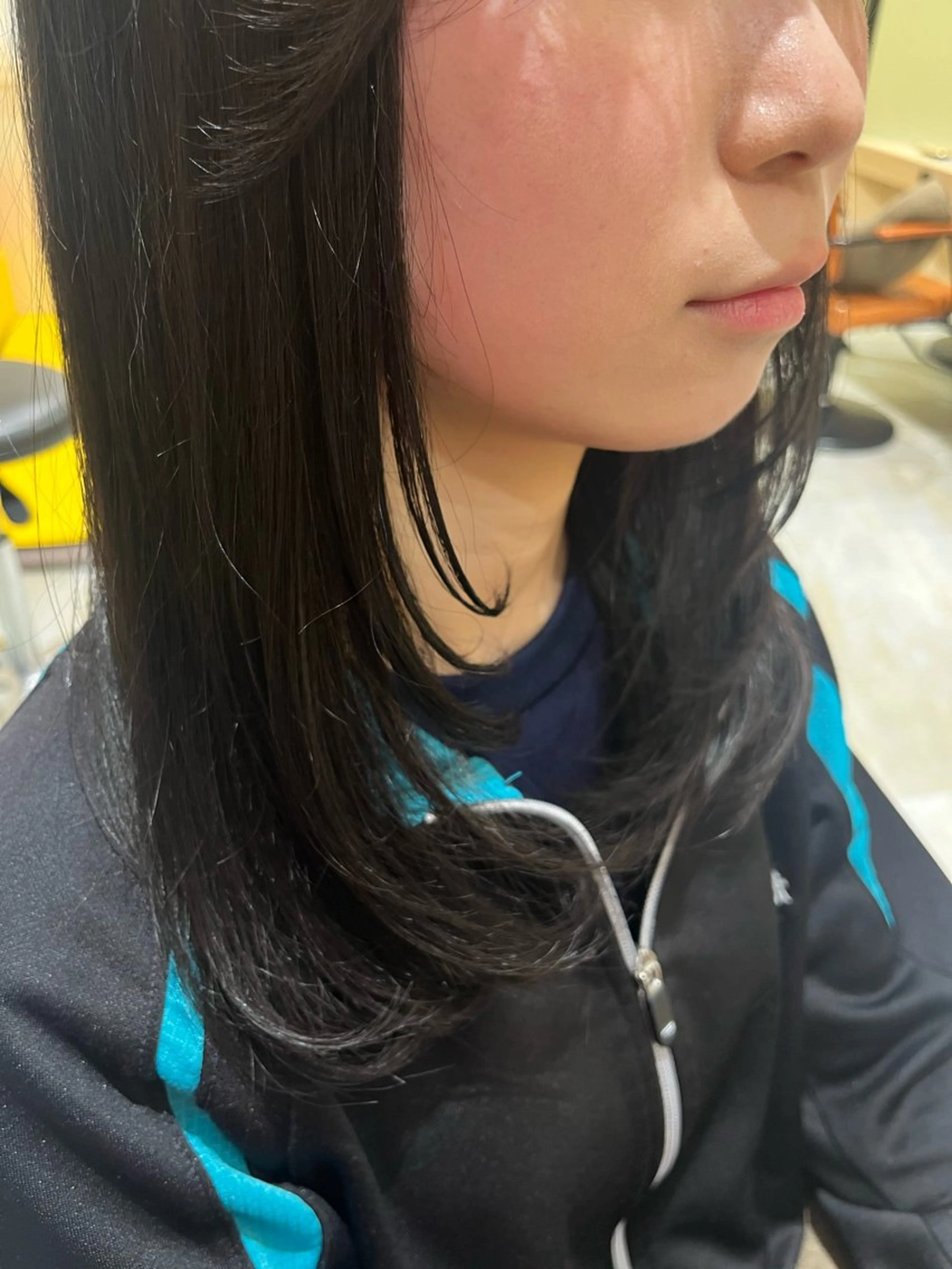 セミロング 無料カットモデル ✂︎いおん✂︎のヘアスタイル