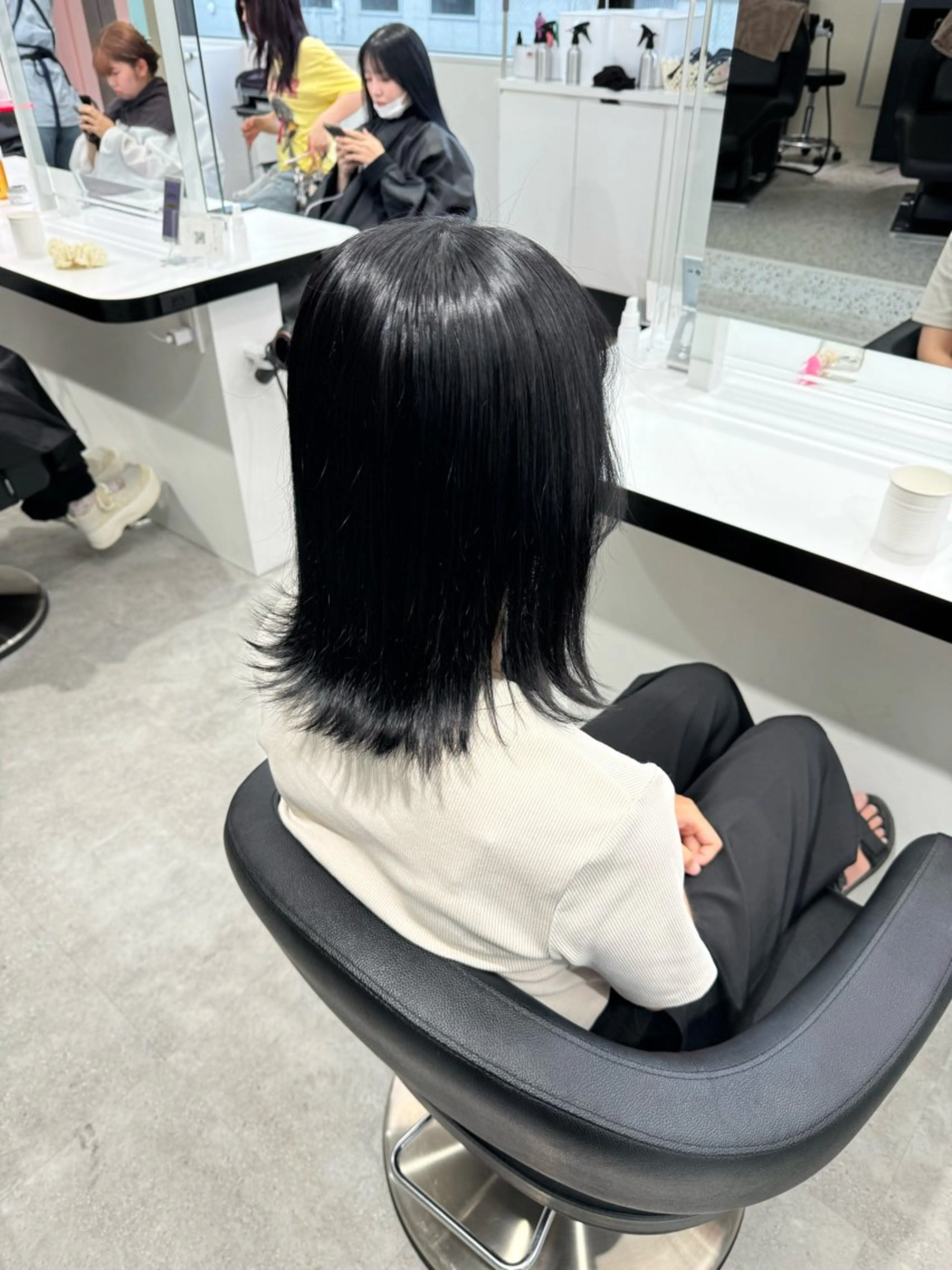 セミロング ⛄️レイヤー⛄透明感 ⛄️kyotaroのヘアスタイル