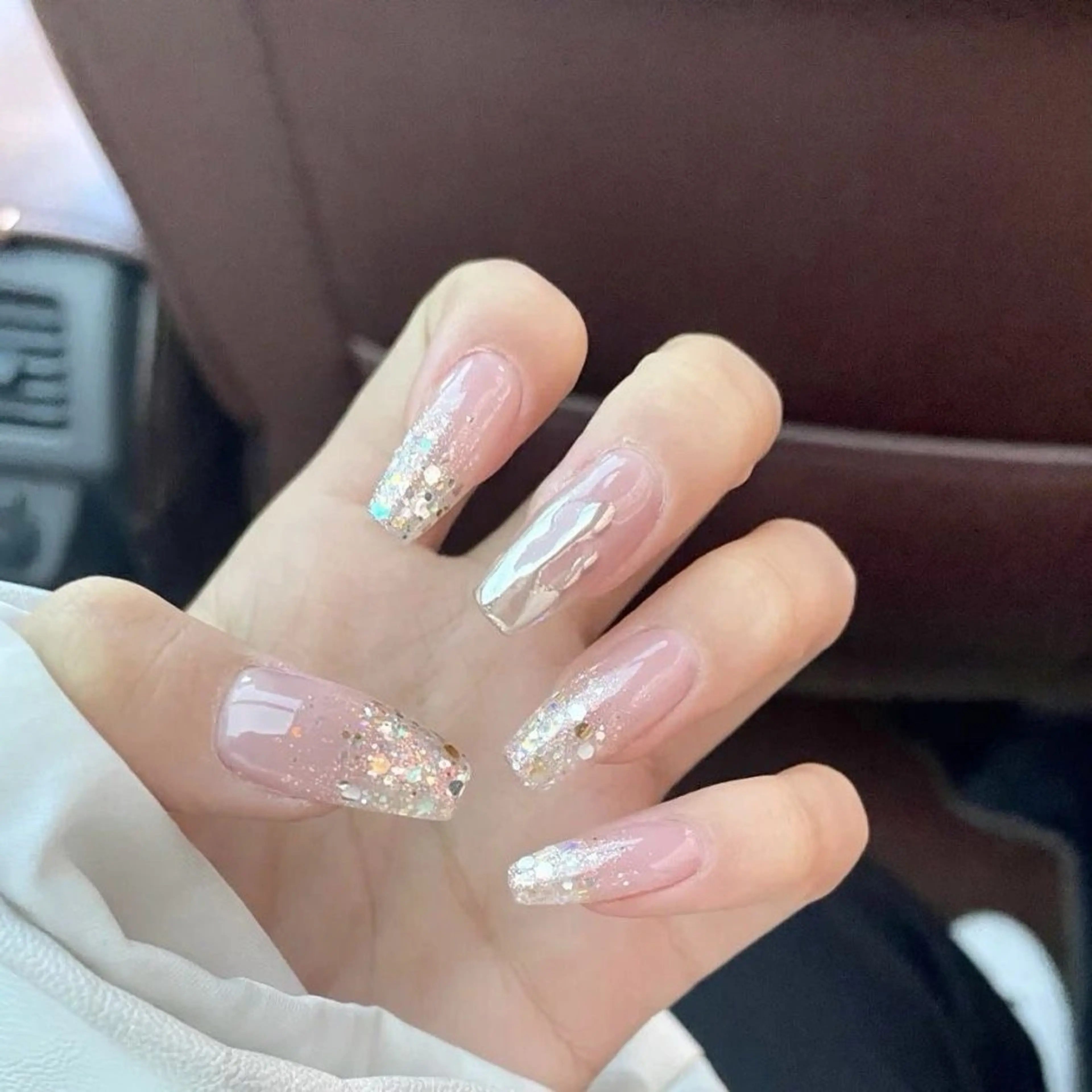 ネイル フレンチネイル グラデーション 韓国ネイル マグネットネイル ミラーネイル ハンドネイル Vp ネイルのネイルデザイン