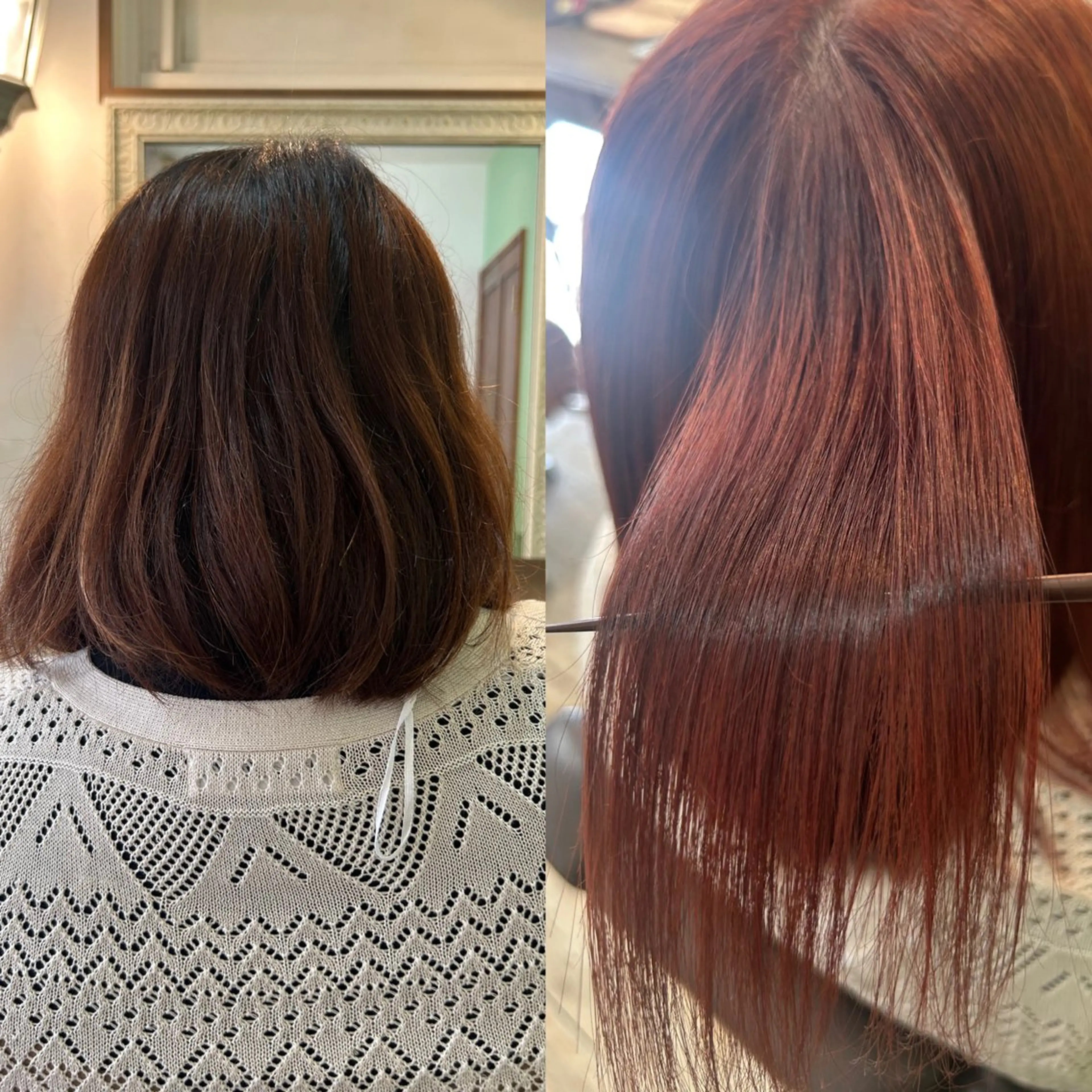 ミディアム ヘアカラー トリートメント KUMA／髪質改善 🎀のヘアスタイル