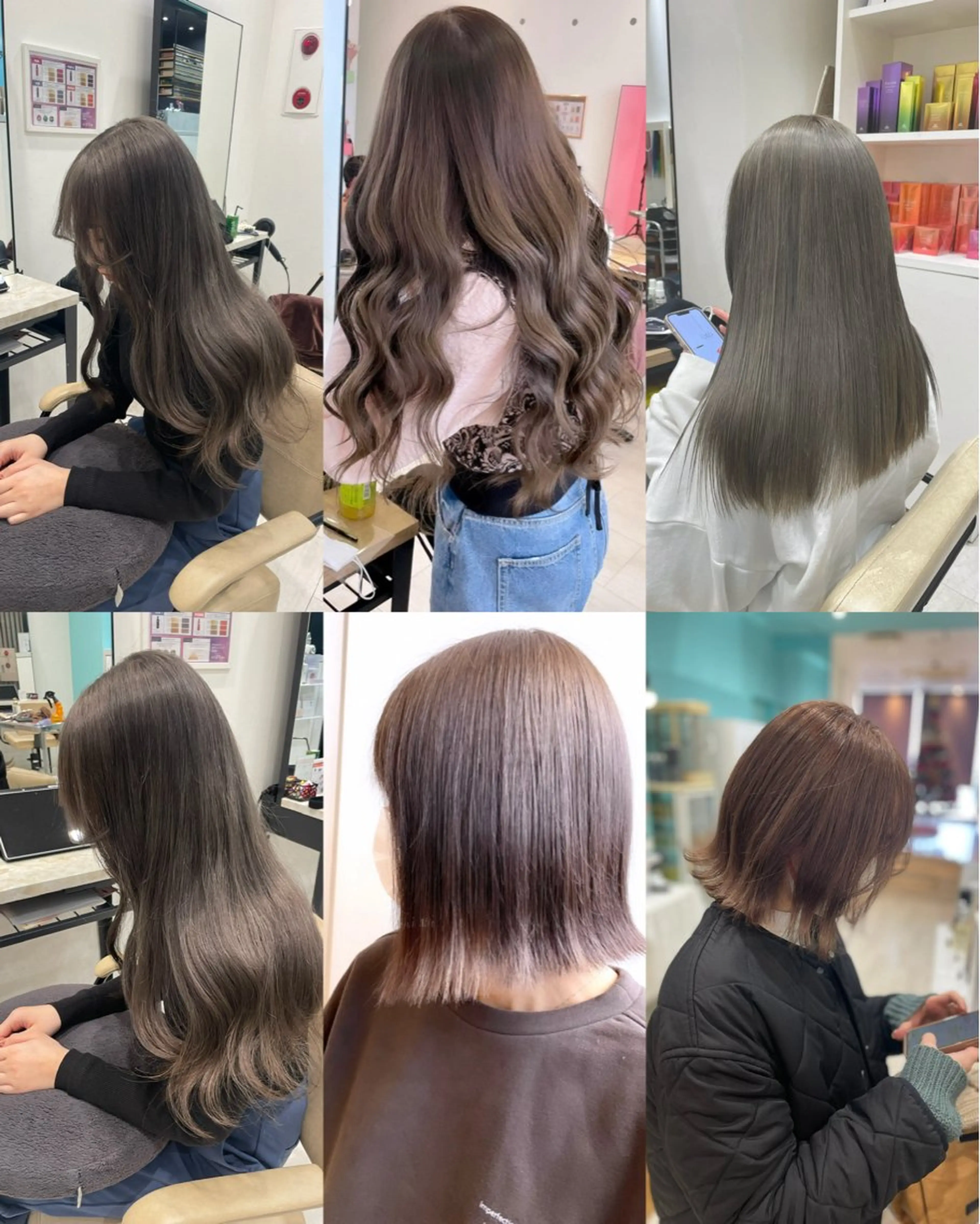 セミロング カラー ブリーチ ブルーカラー ケアブリーチ 透明感カラー ハイトーンカラー ハッシュカット レイヤー池袋のヘアスタイル