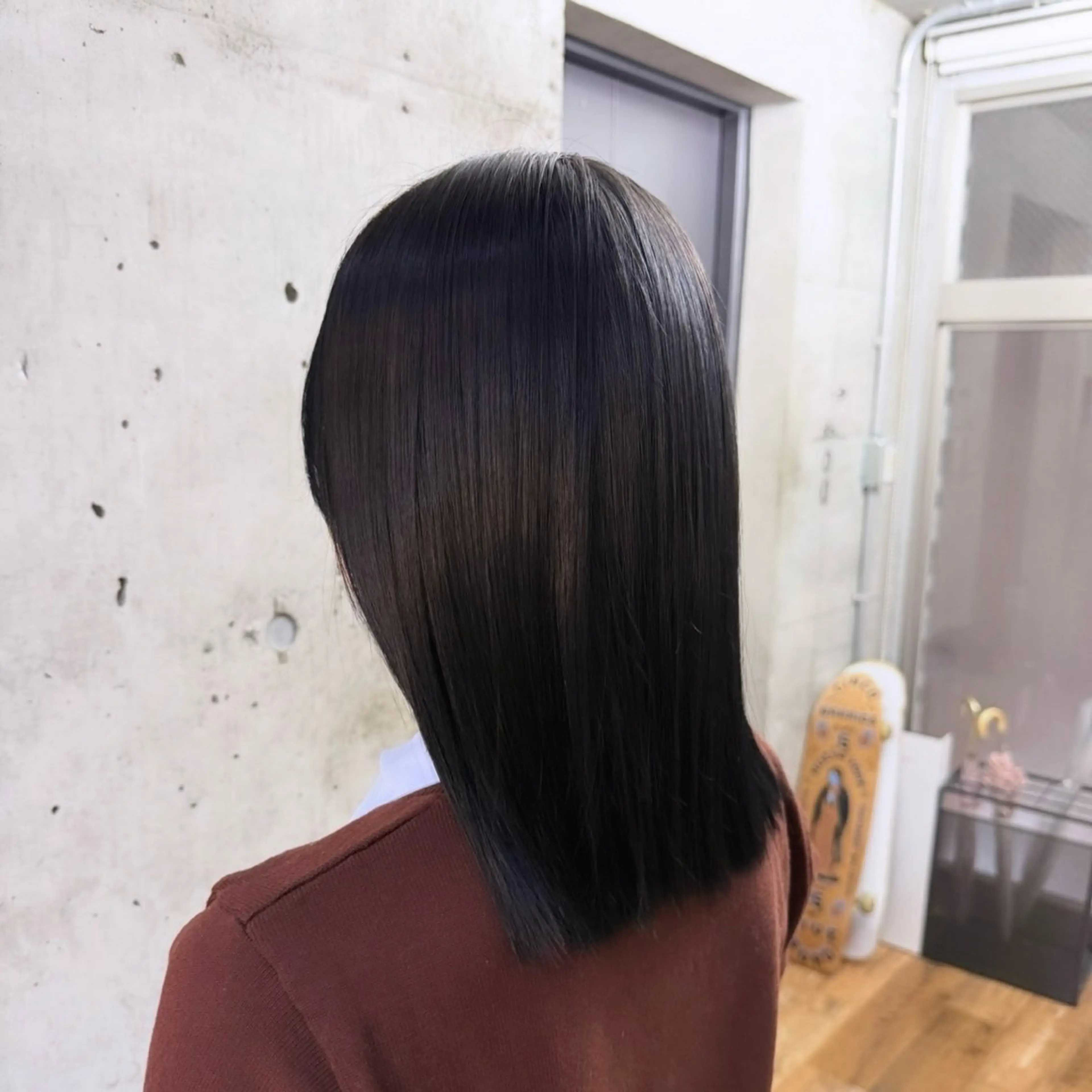 🕸️進学、就職応援カラー🕸️ 黒染めを使わないカラー＋1stepトリートメント ¥3,700の写真