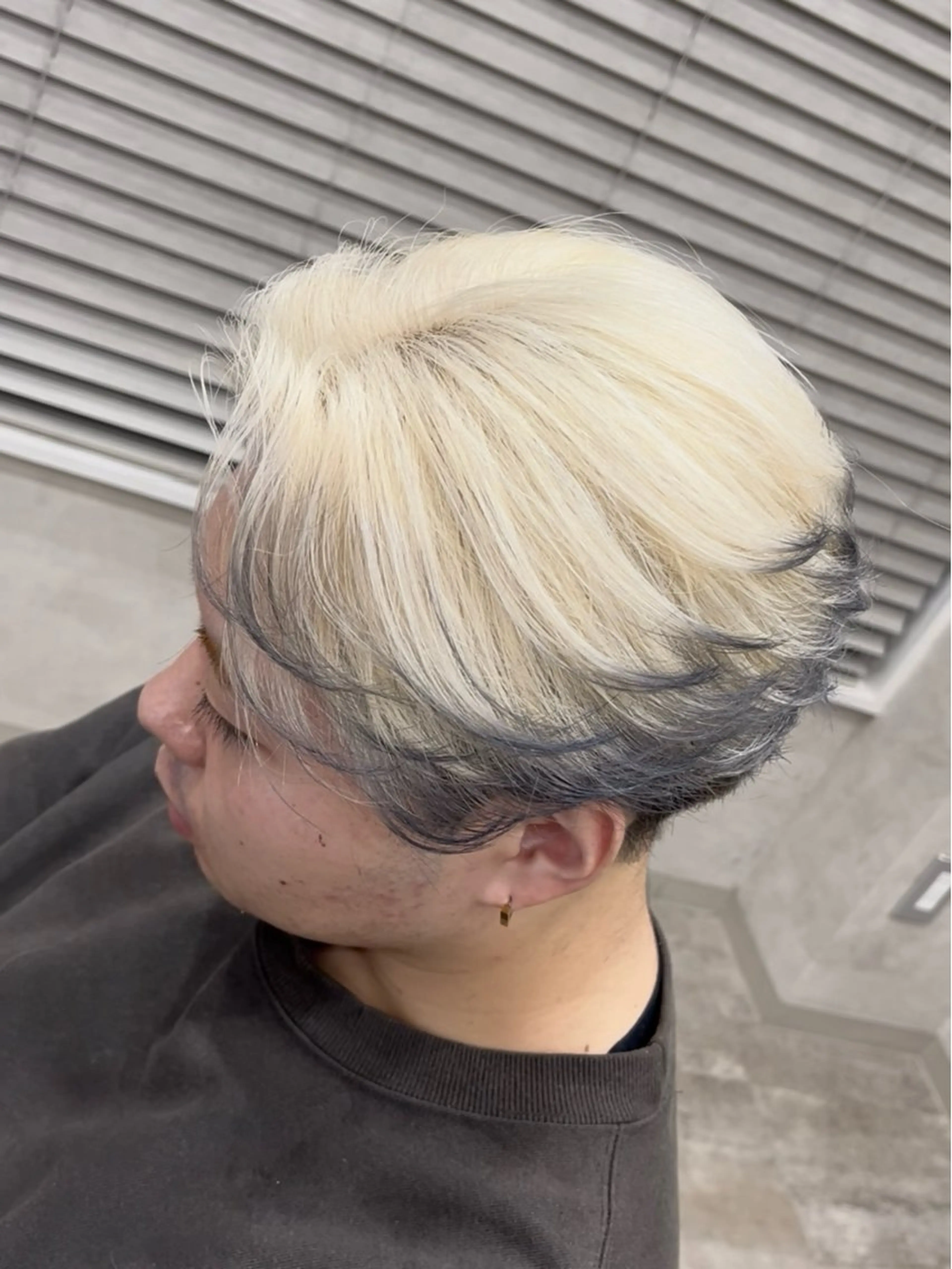 カラー メンズ ✨レイヤー/柔らかベ ージュ青山✨のヘアスタイル