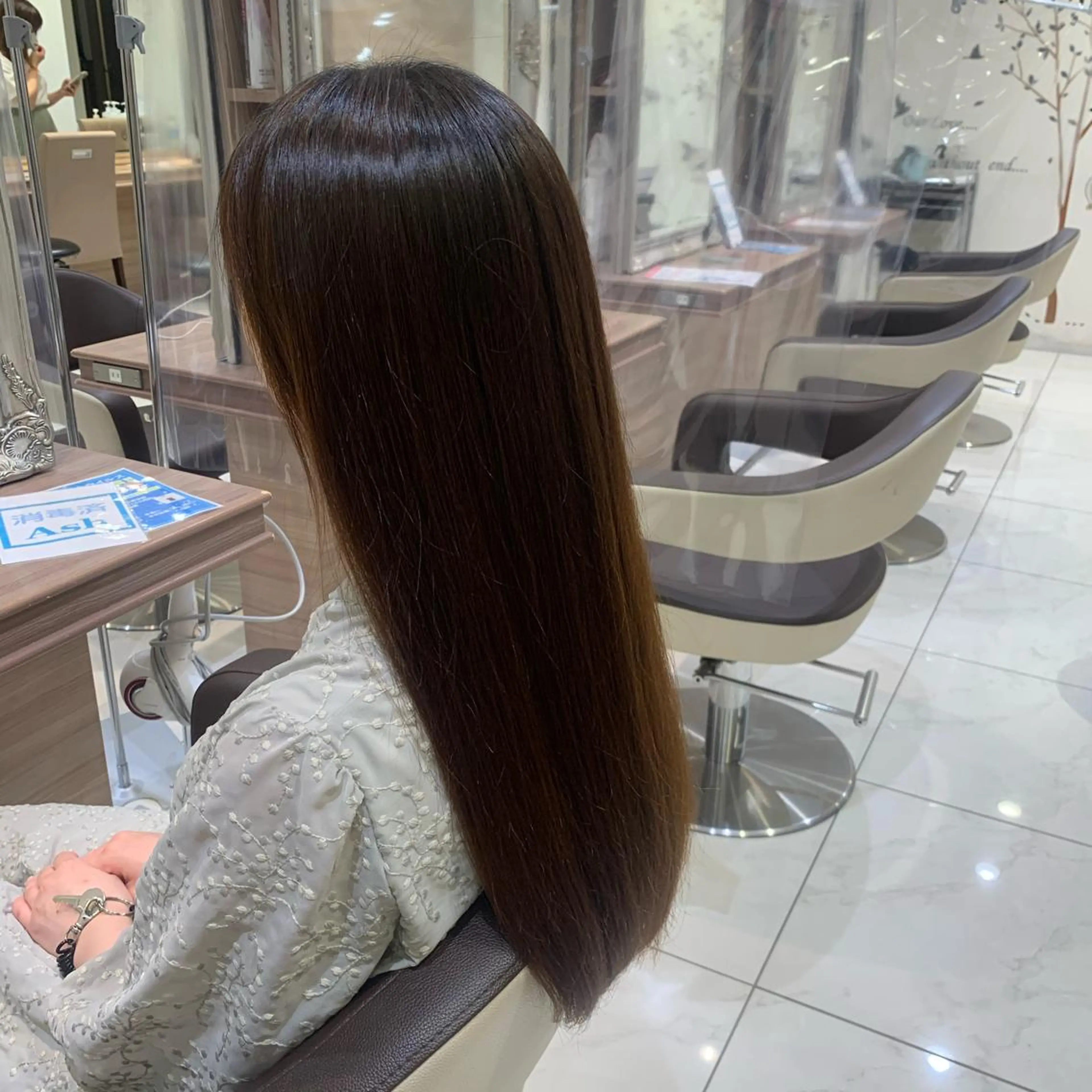 ロング パーマ 縮毛矯正 Dears 香芝店所属・関 優希のヘアスタイル