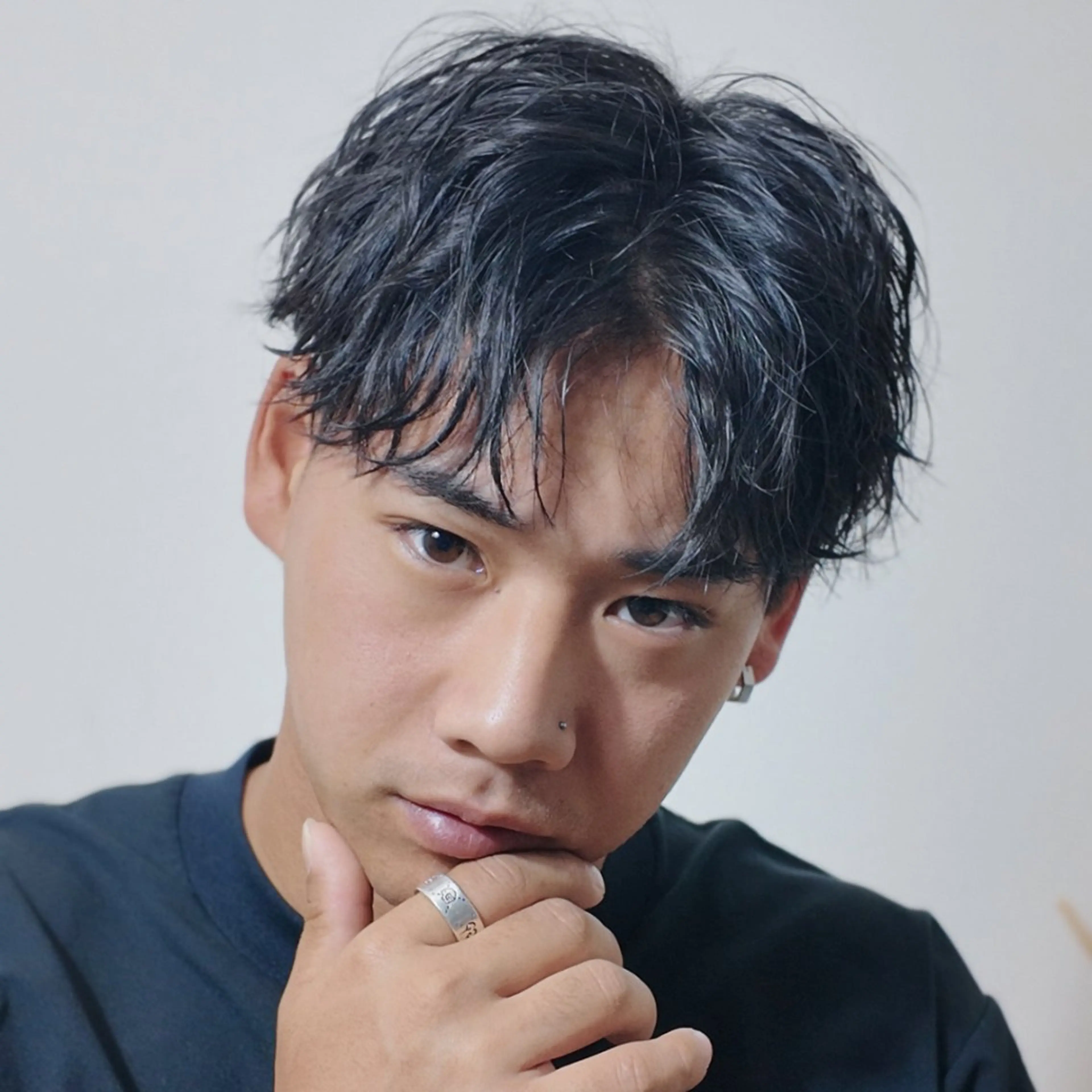 ショート パーマ メンズ カット SALOWIN名古屋Suite店所属・名古屋のメンズ特化 美容師/わたるのヘアスタイル