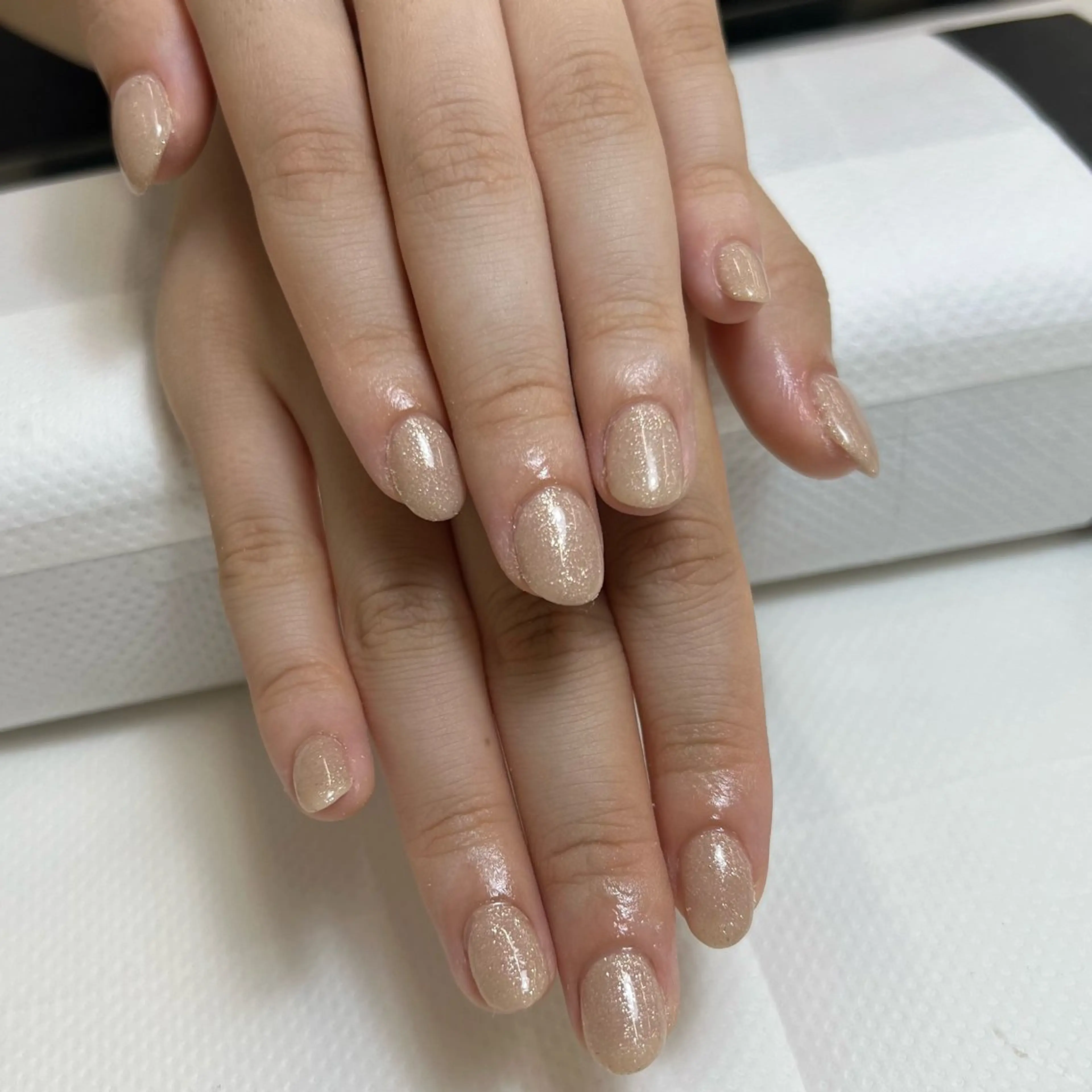 ネイル ラメ(グリッター) ハンドネイル Nishimura Amiのネイルデザイン