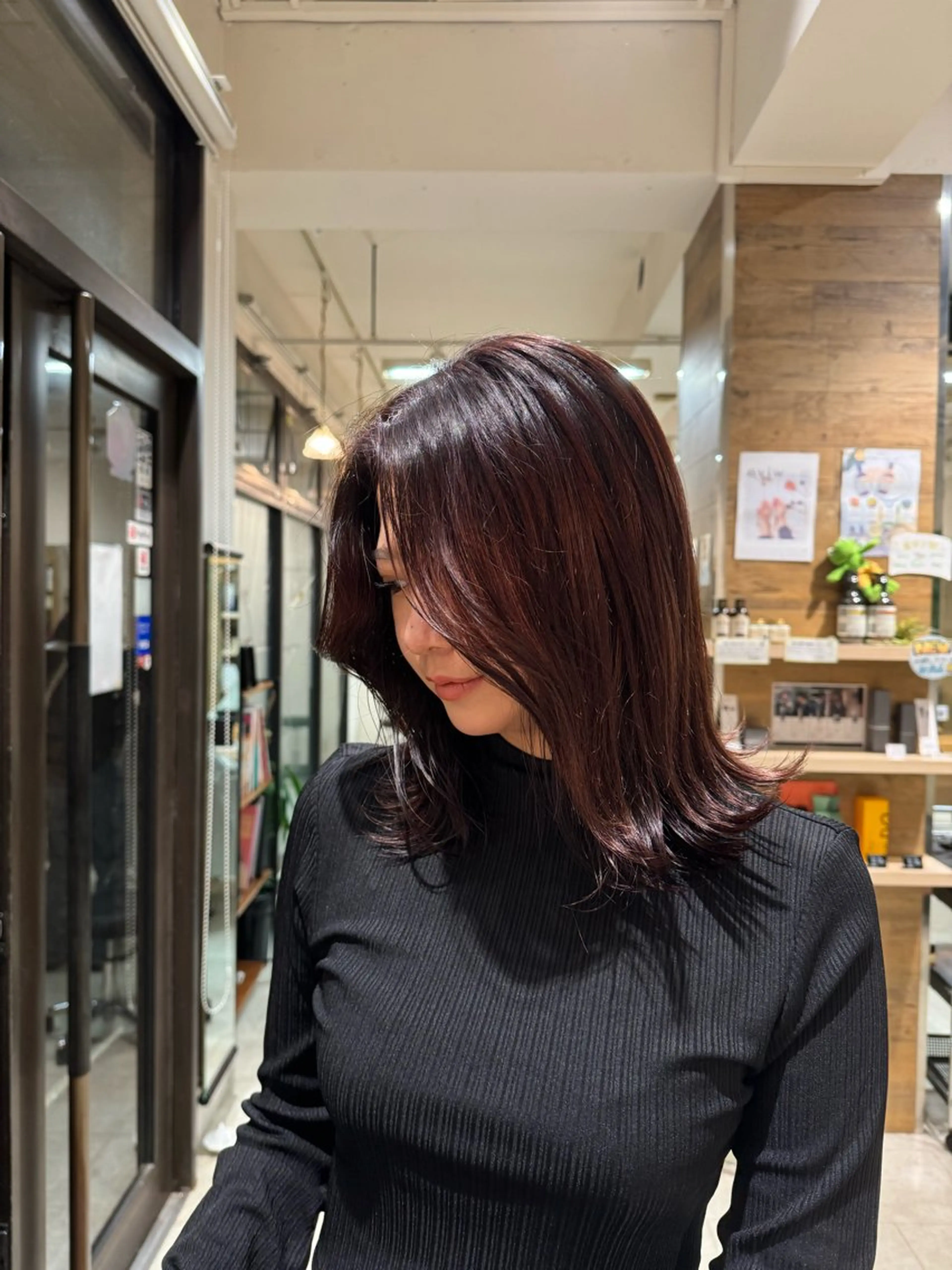 セミロング カラー ヘアカラー 🎀Natsumi /暖色カラー🎀のヘアスタイル