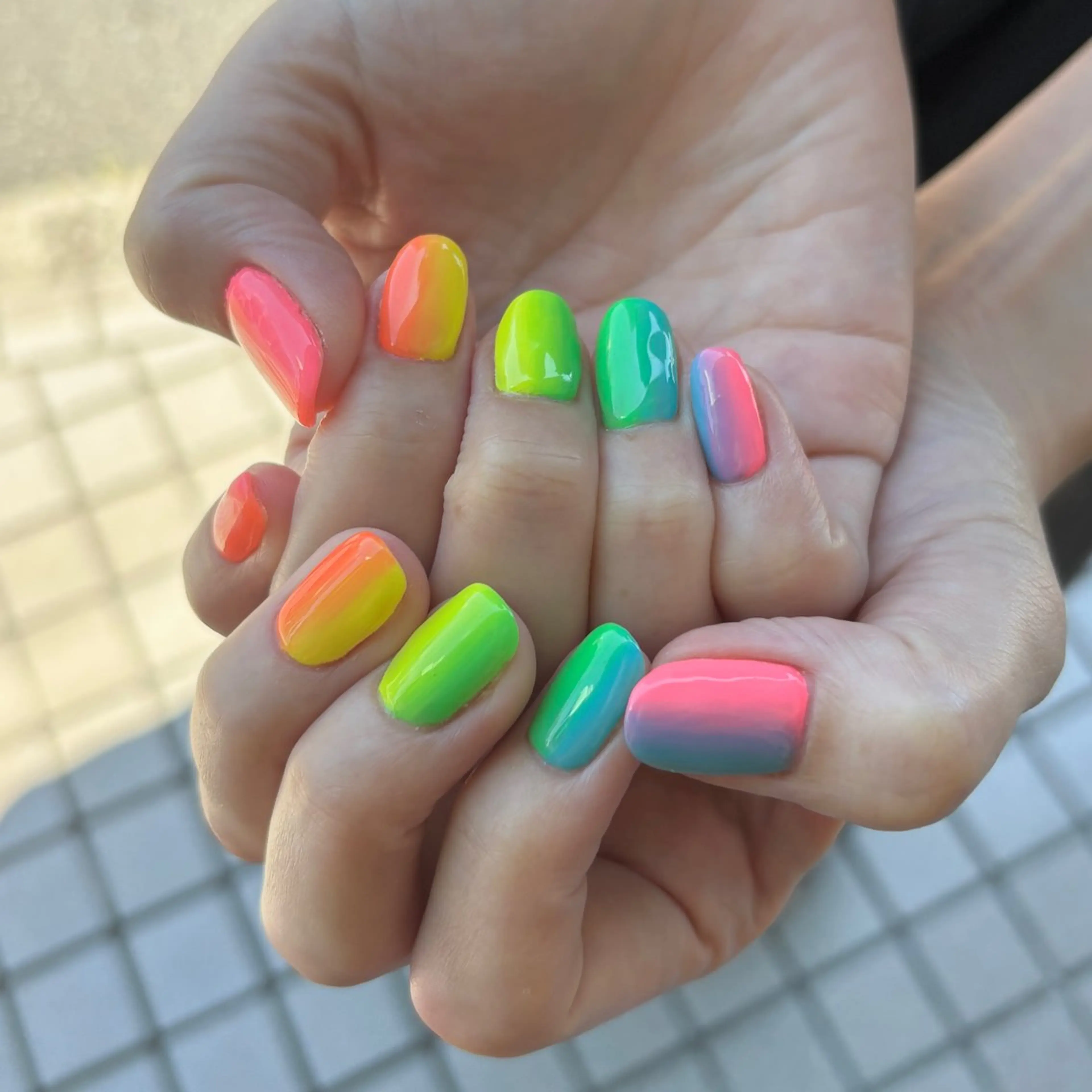 ネイル ハンドネイル YURIN 𓈒ㅤׂ 𝜗𝜚のネイルデザイン