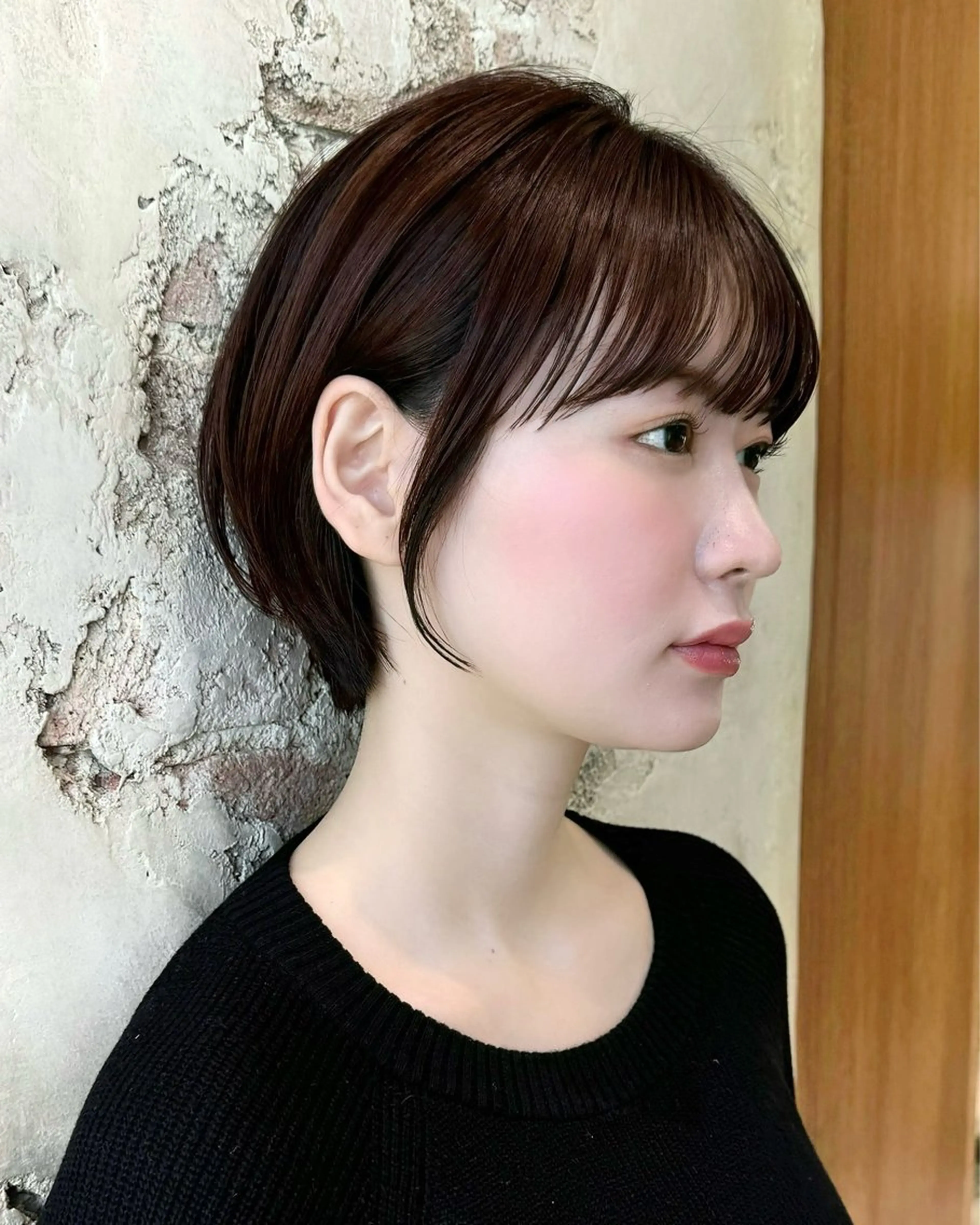 ショート カラー カット ヘアカラー トリートメント 💍新宿ショート 💍岩田莉奈のヘアスタイル