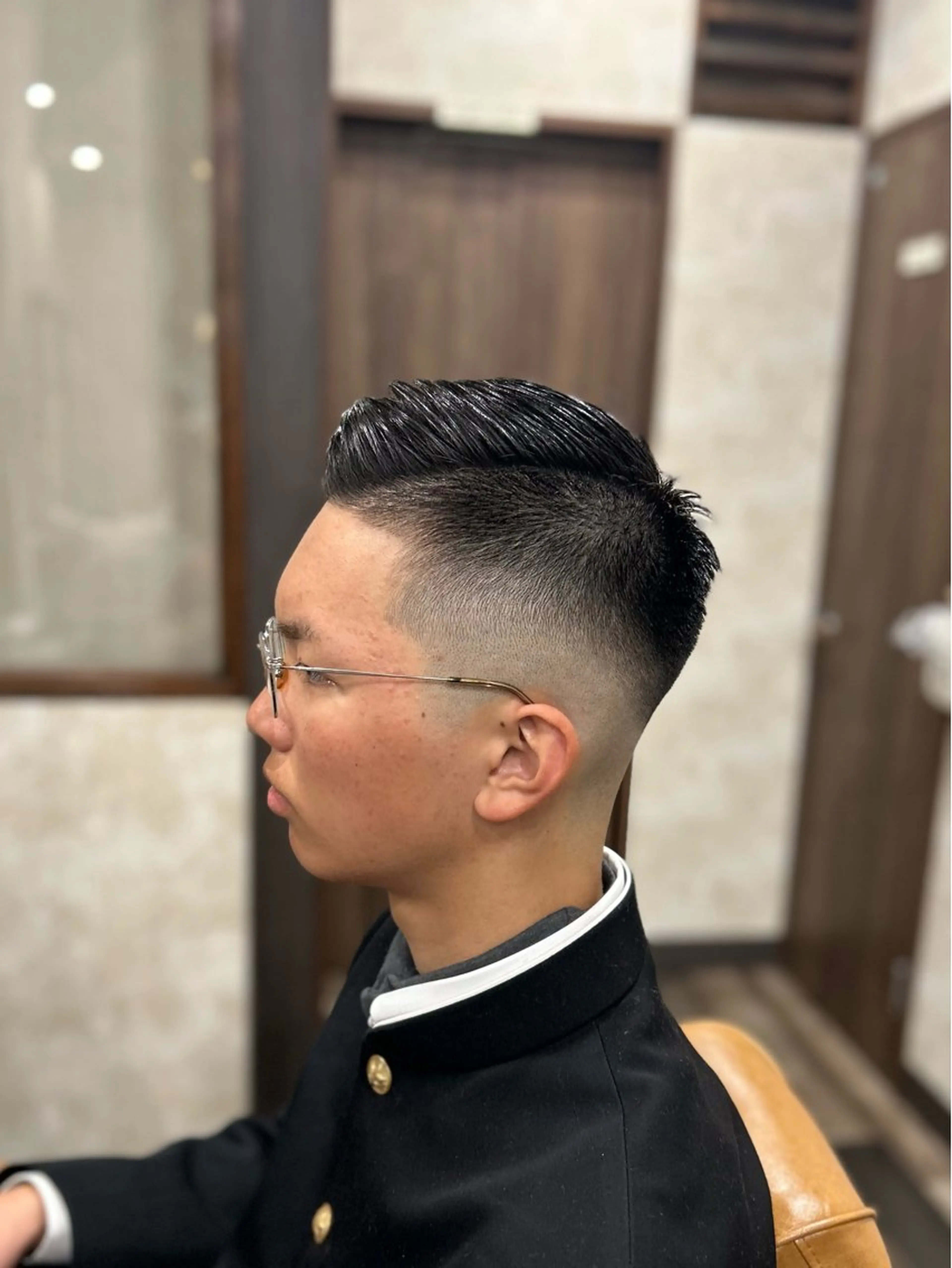 ショート メンズ フェードカット スキンフェード カット メンズカット/ 雄大のヘアスタイル