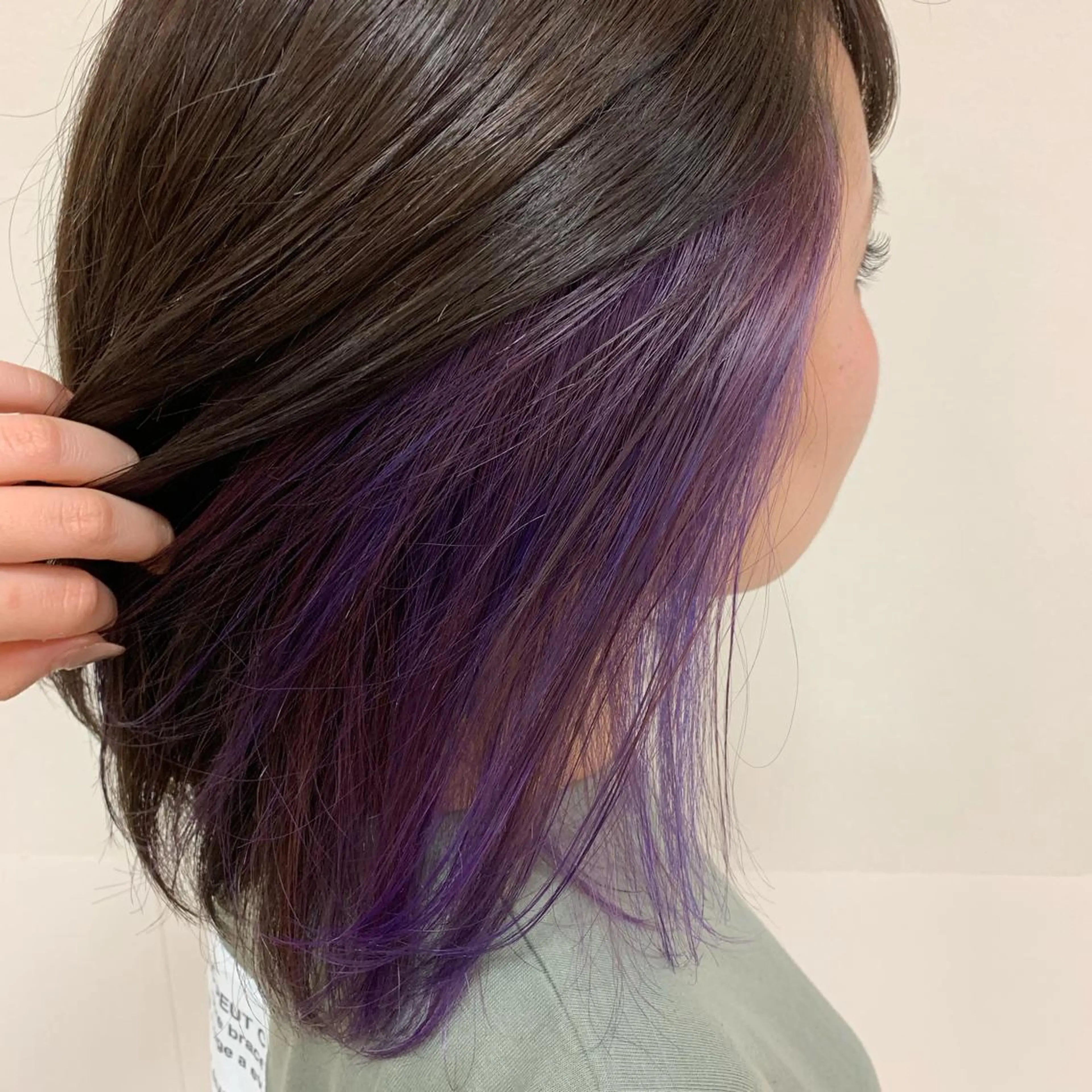 ミディアム カラー ヘアアレンジ ヘアカラー トリートメント 【Sweep】おじま のぞみのヘアスタイル