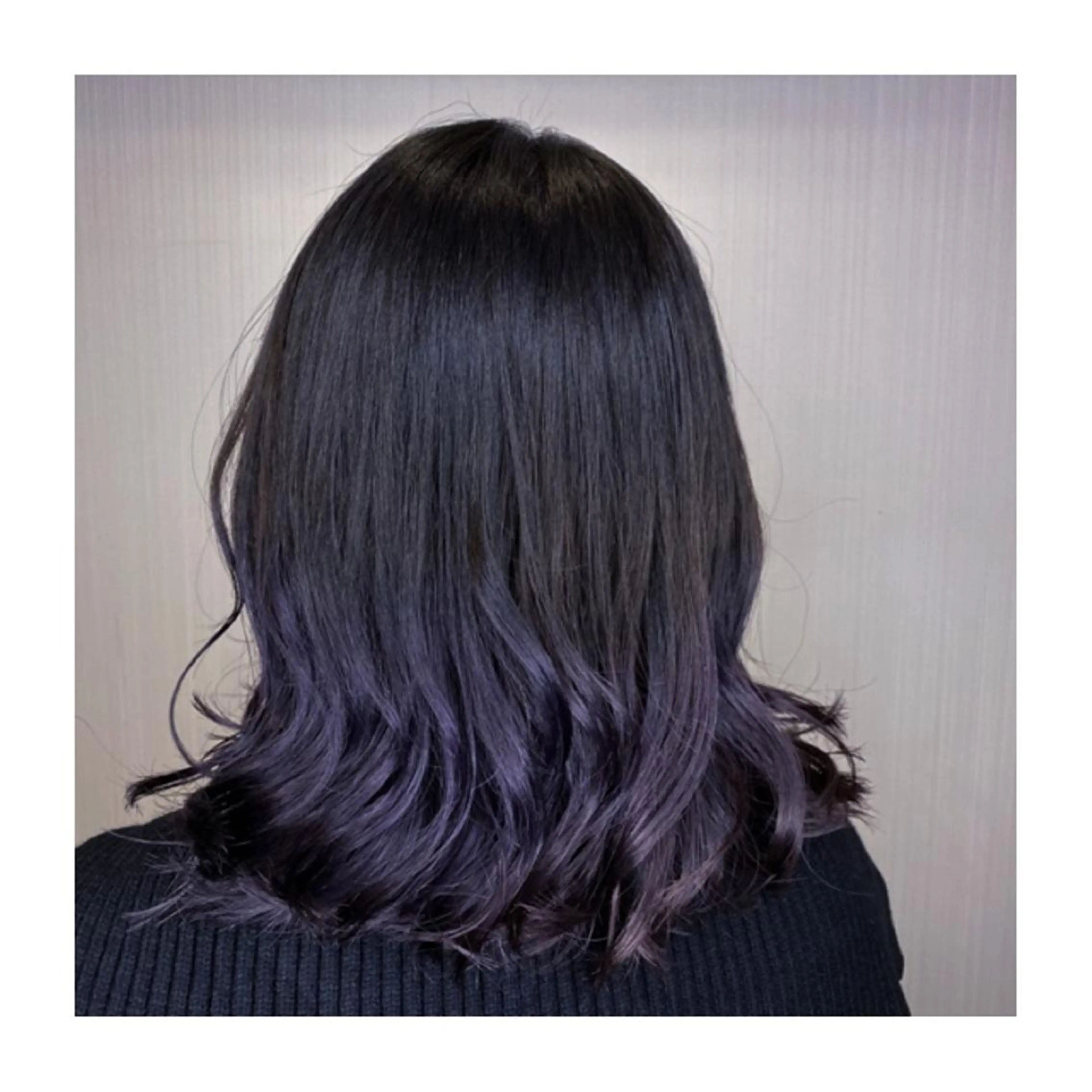 ミディアム カラー グラデーションカラー ラベンダーカラー パープルカラー ヘアカラー 小森谷 亮太のヘアスタイル