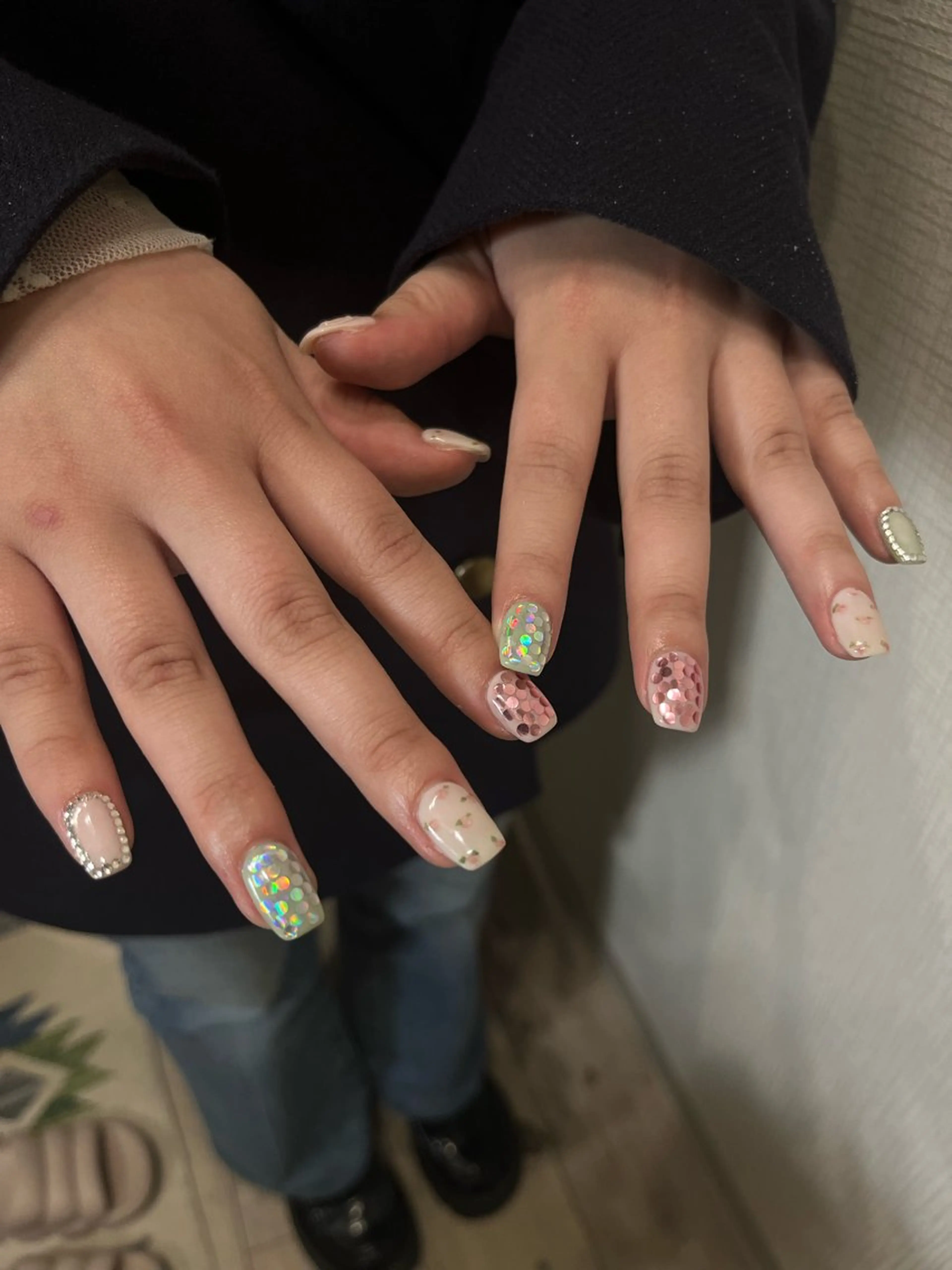 ネイル 春ネイル ハンドネイル atelier moi所属・atelier moiのネイルデザイン