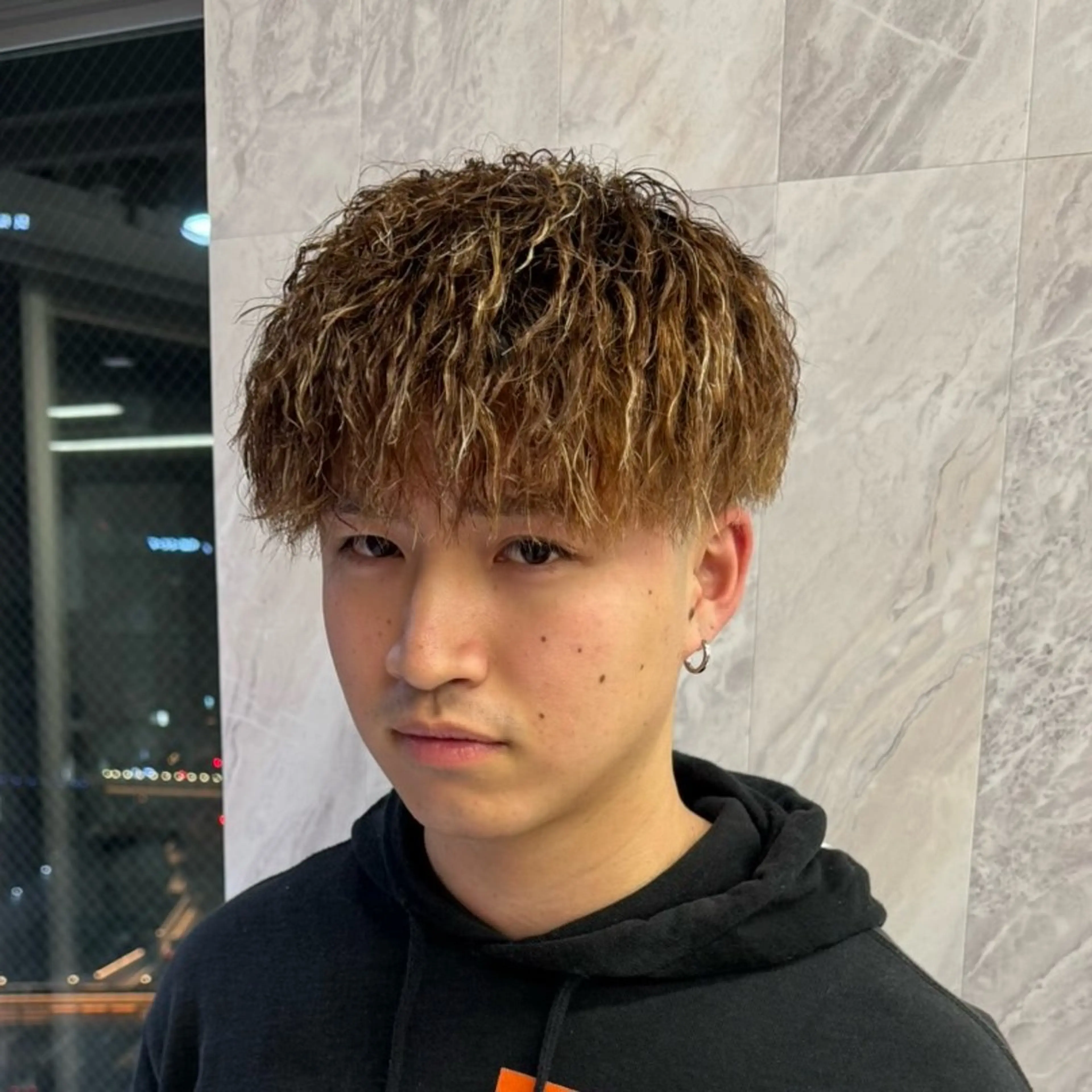 メンズ カット パーマ EIGHT ／SHU🩶のヘアスタイル