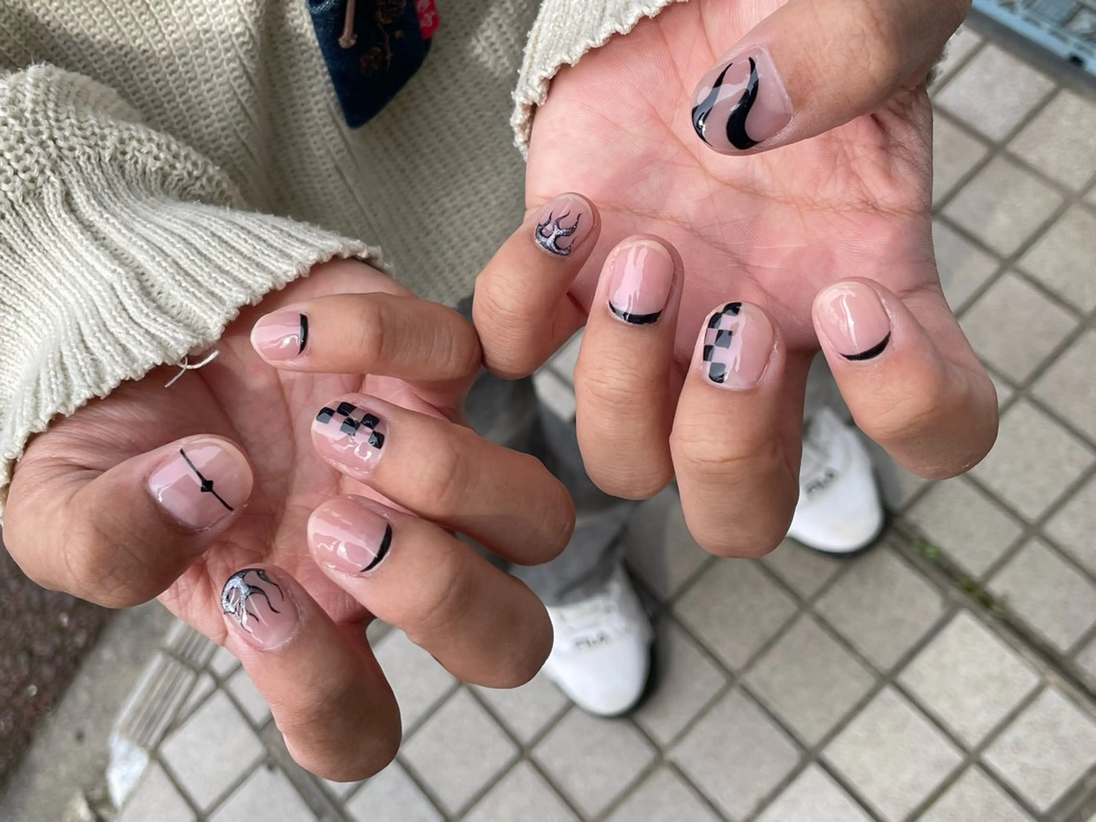 メンズ ネイル ハンドネイル atelier w/tetoro所属・高橋 わかなのネイルデザイン